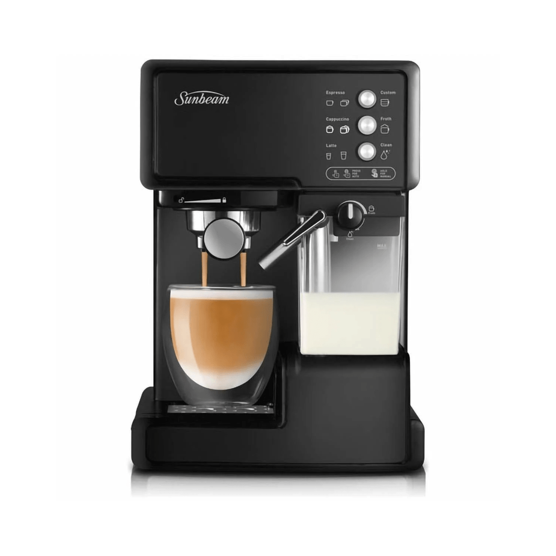 1 Sunbeam Cafe Barista Auto Coffee Machine  - Black, 1 of 5
