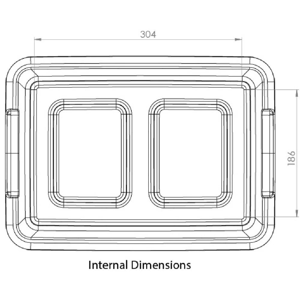 4 J.Burrows 10L Storage Container 6 Pack, 4 of 6