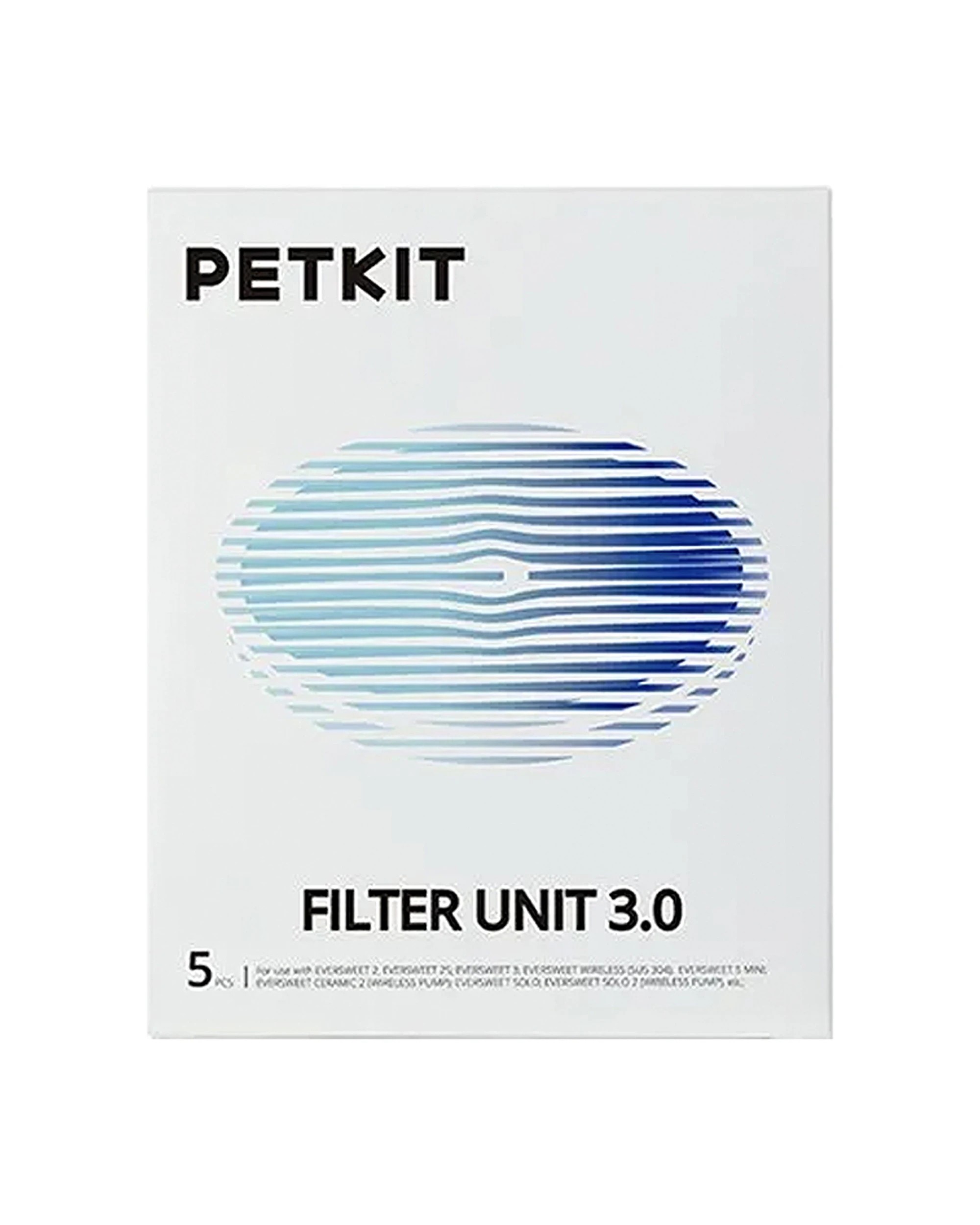 1 5pc Petkit Unit 3.0 Pet Dog/cat Fountain Replacement Water Cleaning Filter
 - White, 1 of 2