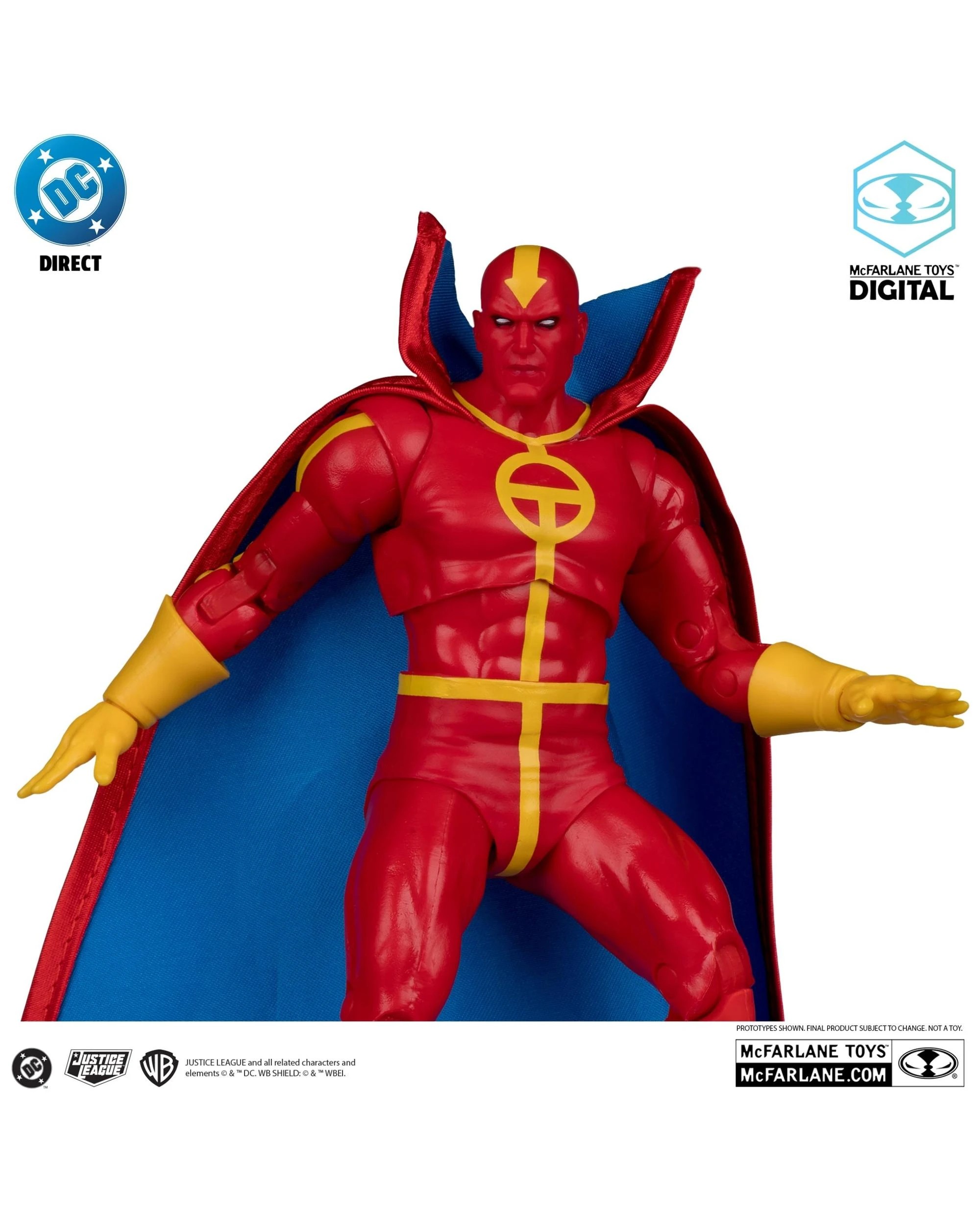 5 McFarlane Digital DC Direct DC The Bronze Age Red Tornado 7 inch Action Figure, 5 of 9