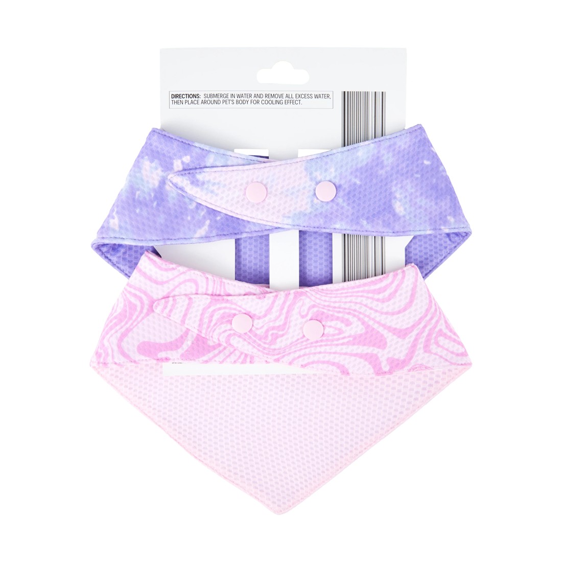 6 2 Pack Pet Cooling Bandana - Small to Medium, Pink, 6 of 6