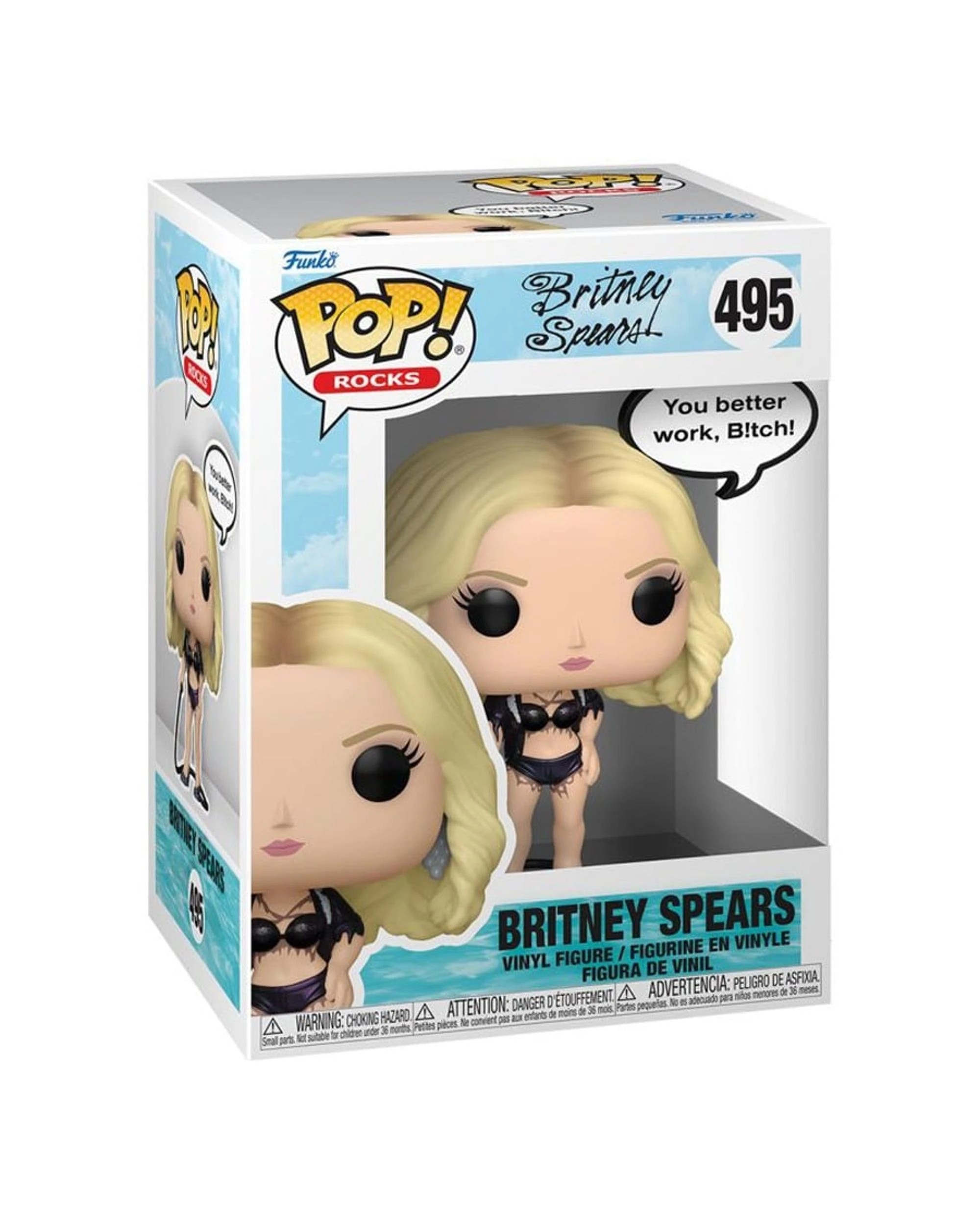 3 Britney Spears You Better Work, B!tch Funko POP! Vinyl, 3 of 3