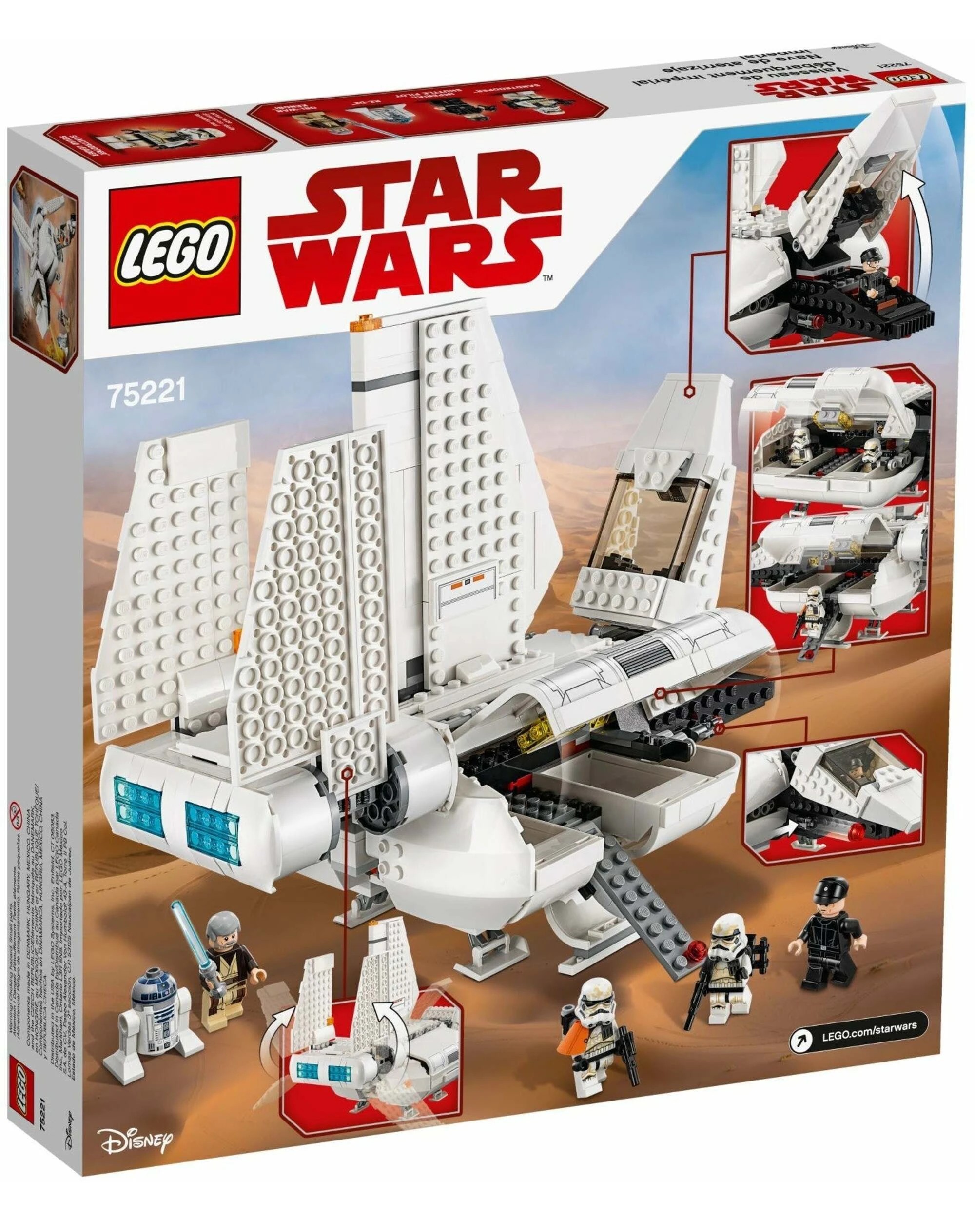 4 LEGO 75221 Imperial Landing Craft - Star Wars Shuttle, 4 of 4