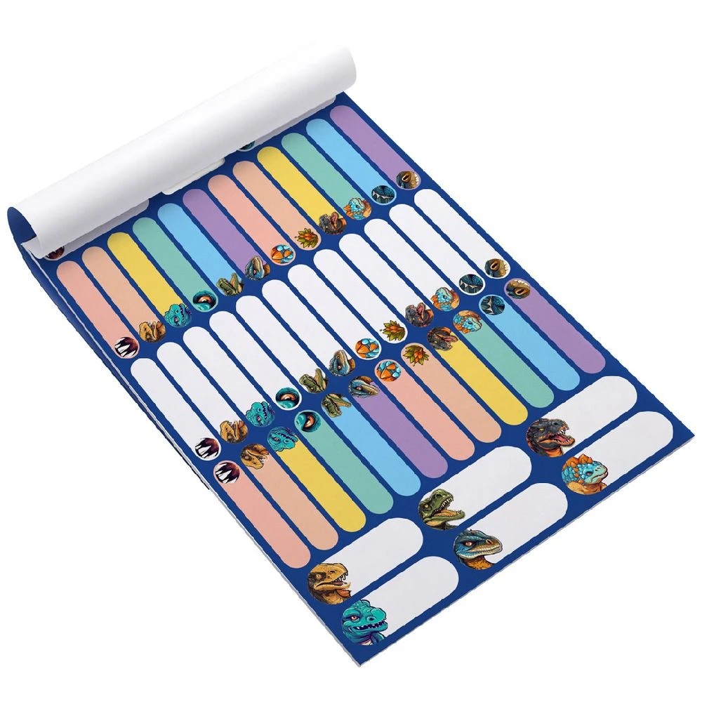 8 Avery Sticker Label Variety Pad 145 x 210mm Dinosaur 5 Sheet, 8 of 8