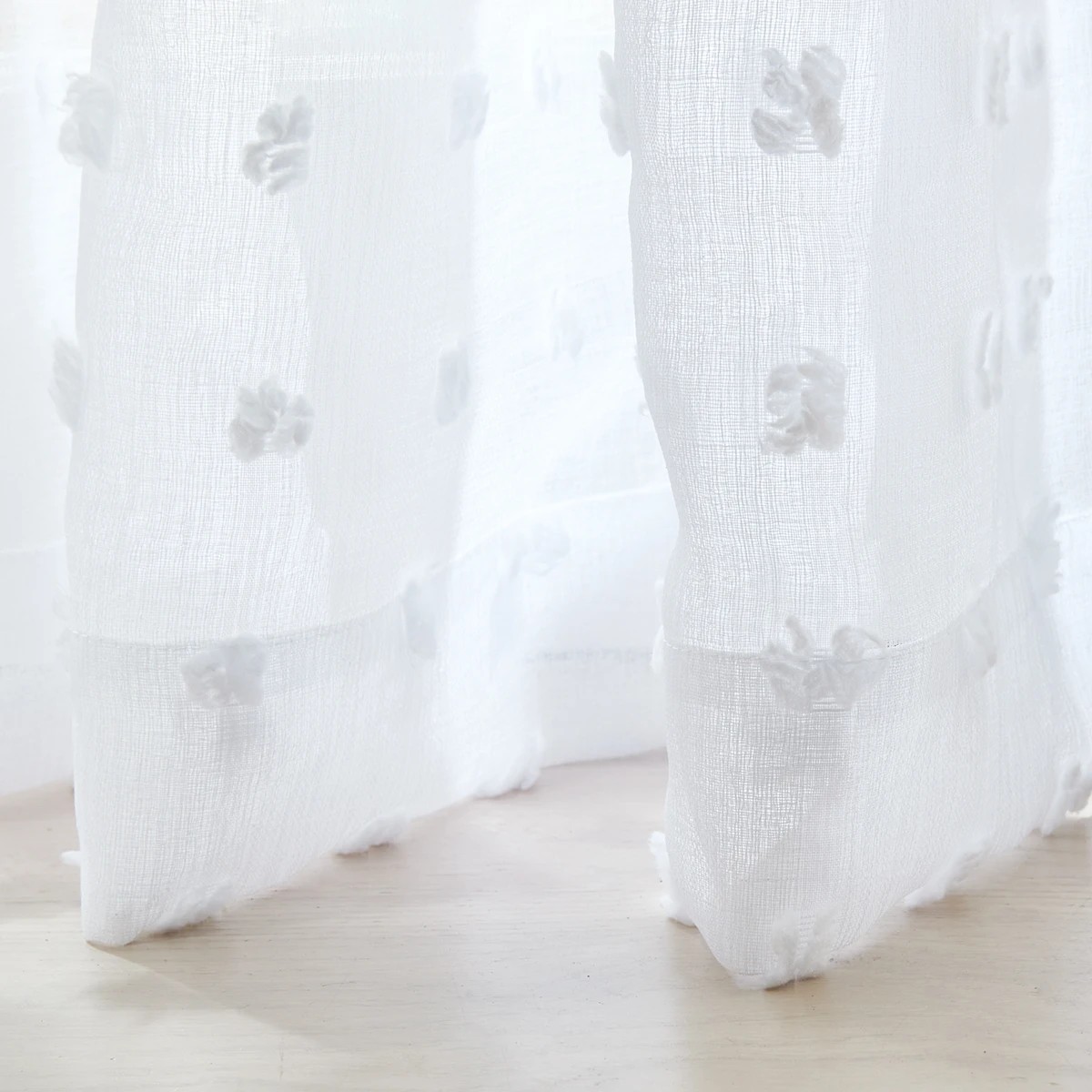 4 Madrid Curtain - White, 4 of 6