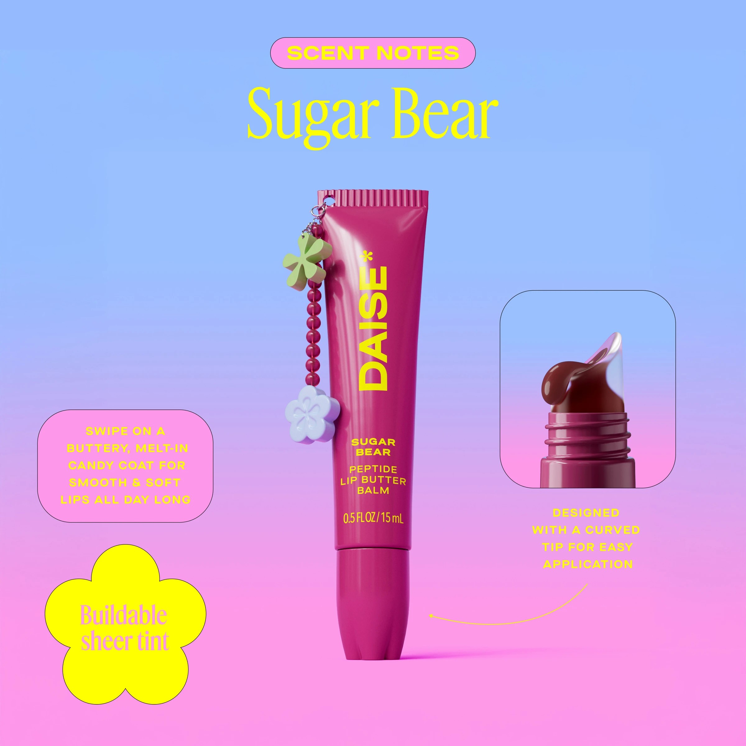 6 DAISE Peptide Lip Butter Balm 15ml - Sugar Bear, 6 of 10