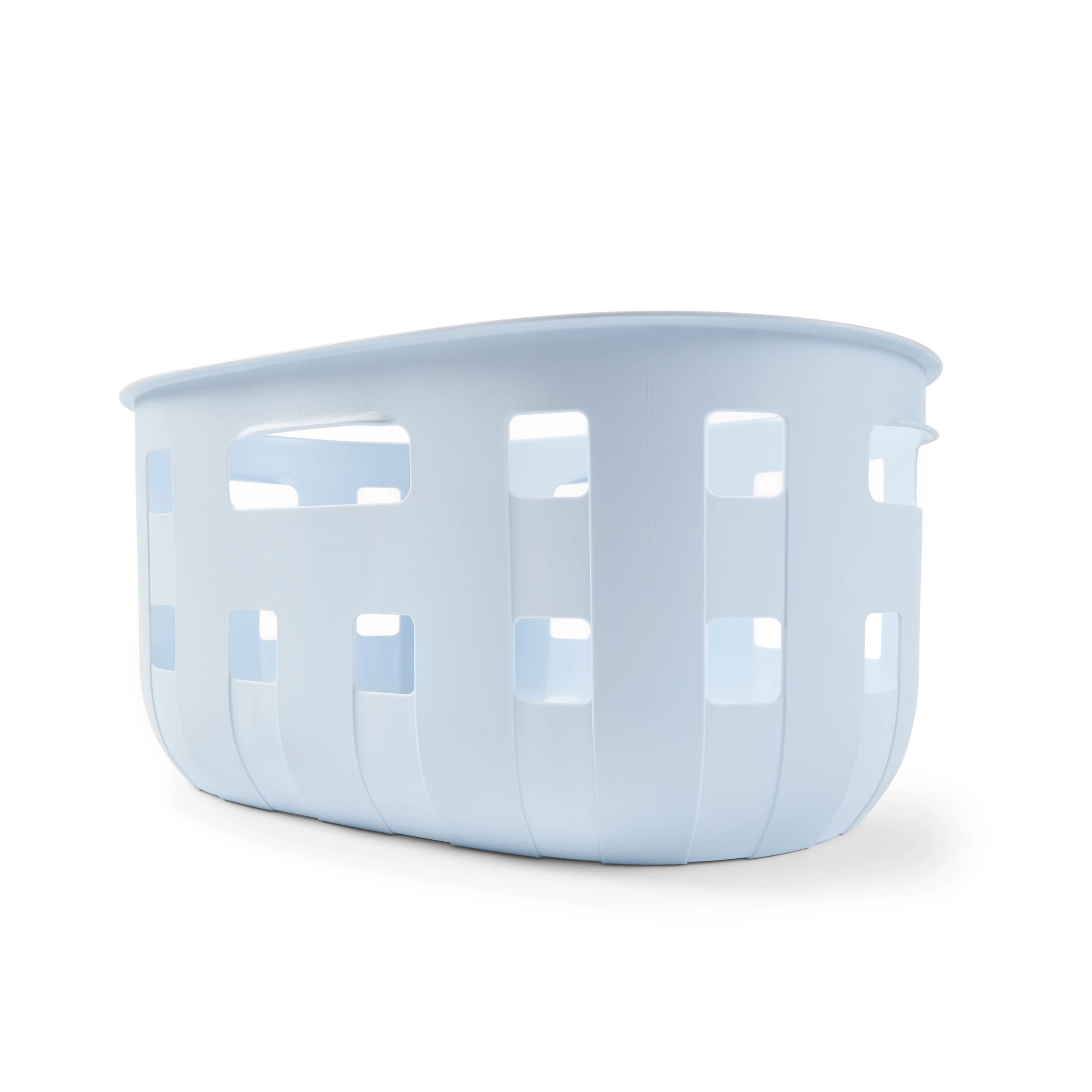 1 Trellis Laundry Basket - Blue, 1 of 6
