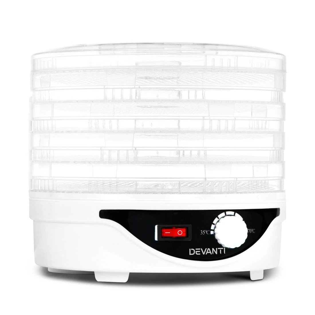 1 Devanti 5 Trays Food Dehydrator
 - white, 1 of 5