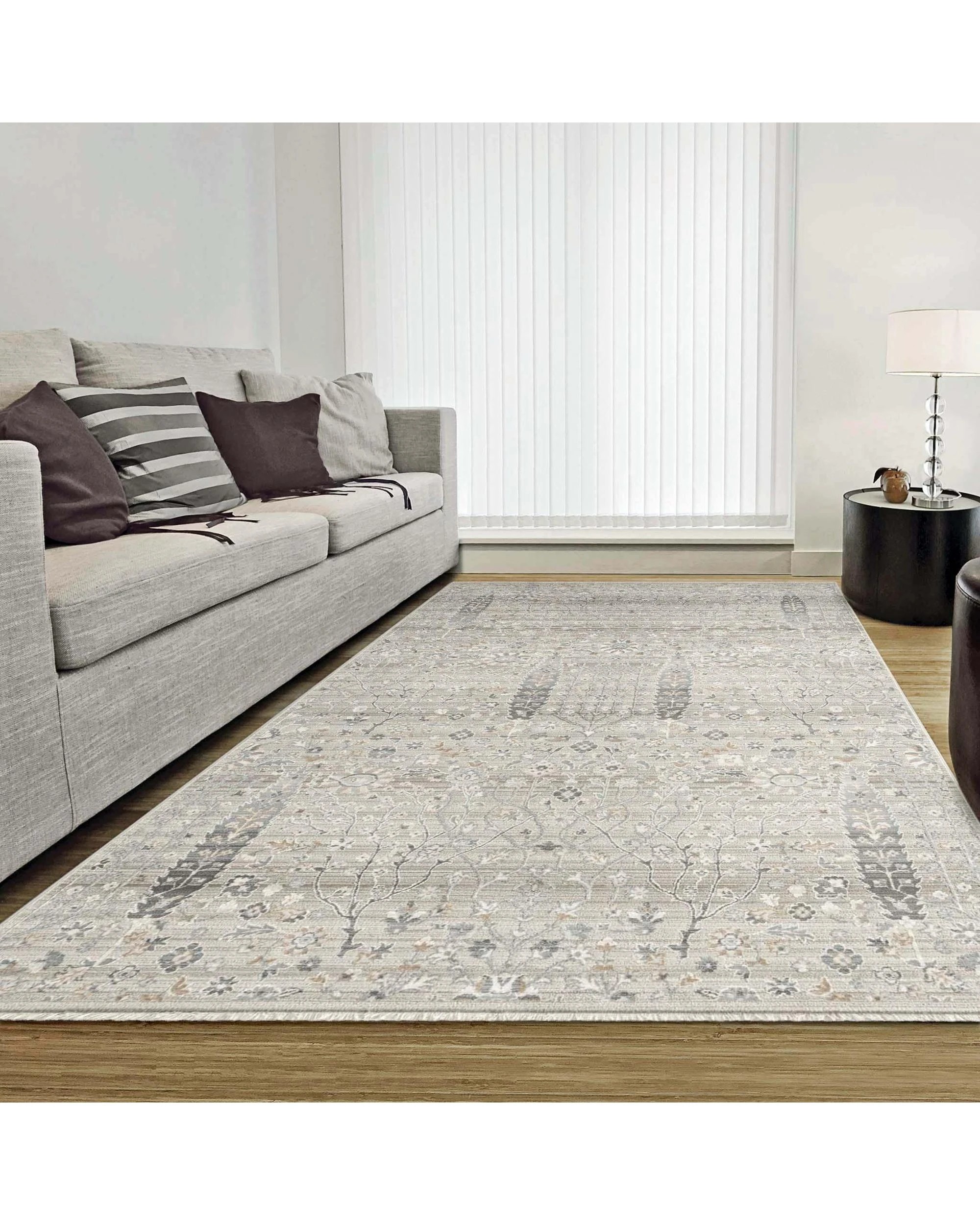 10 La Grace Home Camila Premium Rug - 160x230cm - Light-Grey, 10 of 10