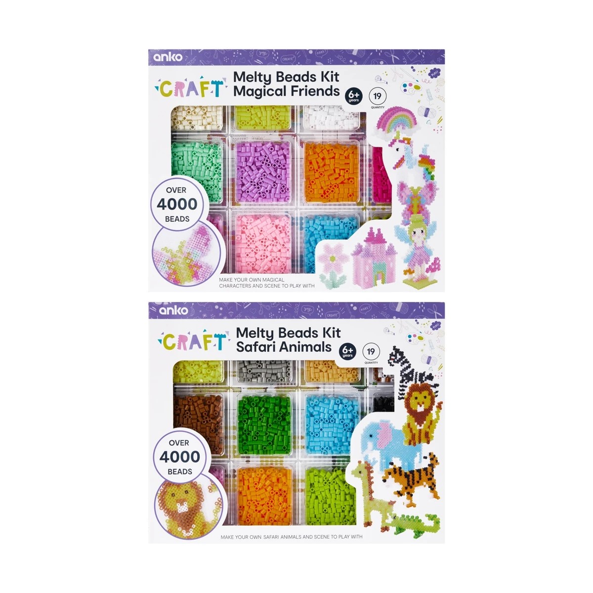 1 19 Piece Melty Beads Kit - Assorted, 1 of 10