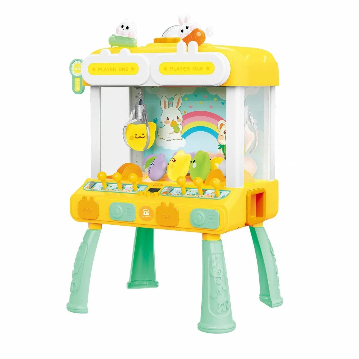 5 AUSWAY 2 Person Mini Claw Machine Miniature Toy Crane Grabber, 5 of 6