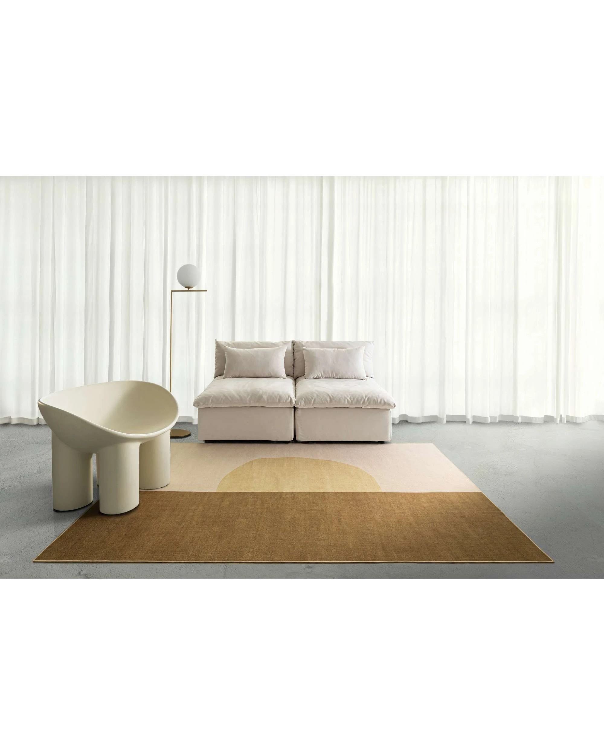 2 Loopsie Nayo Washable Rug-230cm x 160cm - Gold, 2 of 8