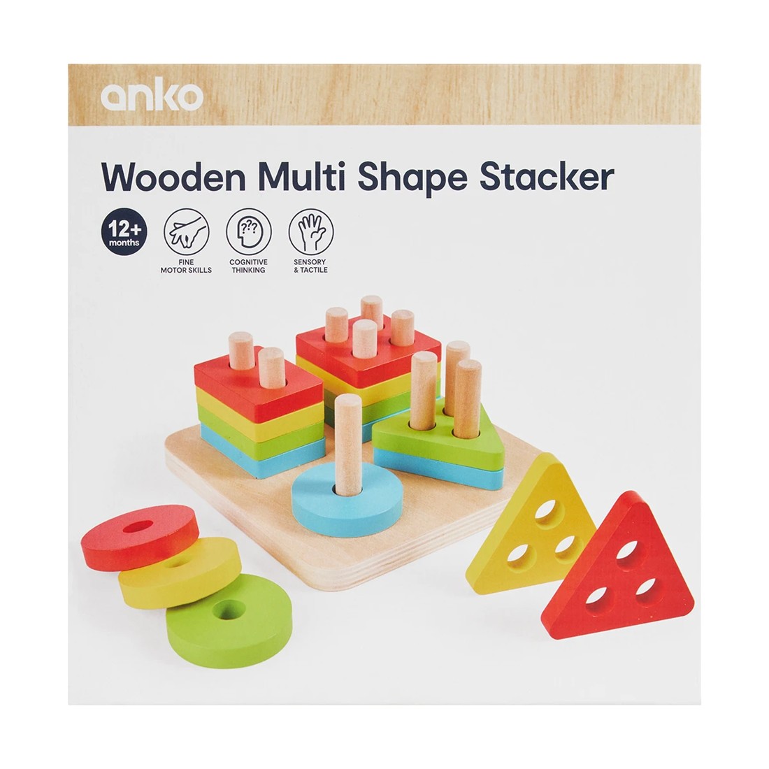 9 Wooden Multi Shape Stacker, 9 of 10