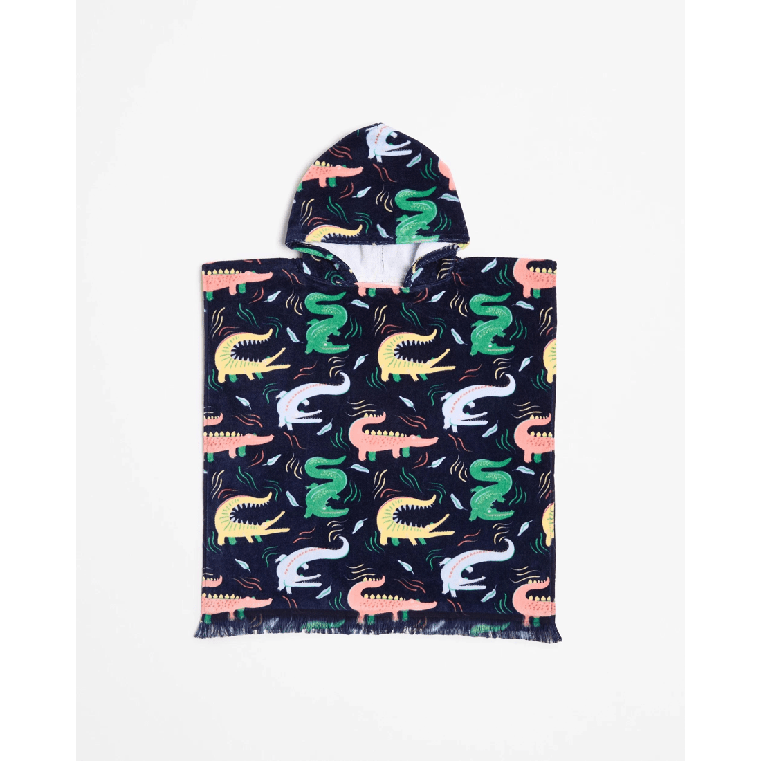 1 Target Kids Crocodile Hooded Beach Towel - Multi, 1 of 3