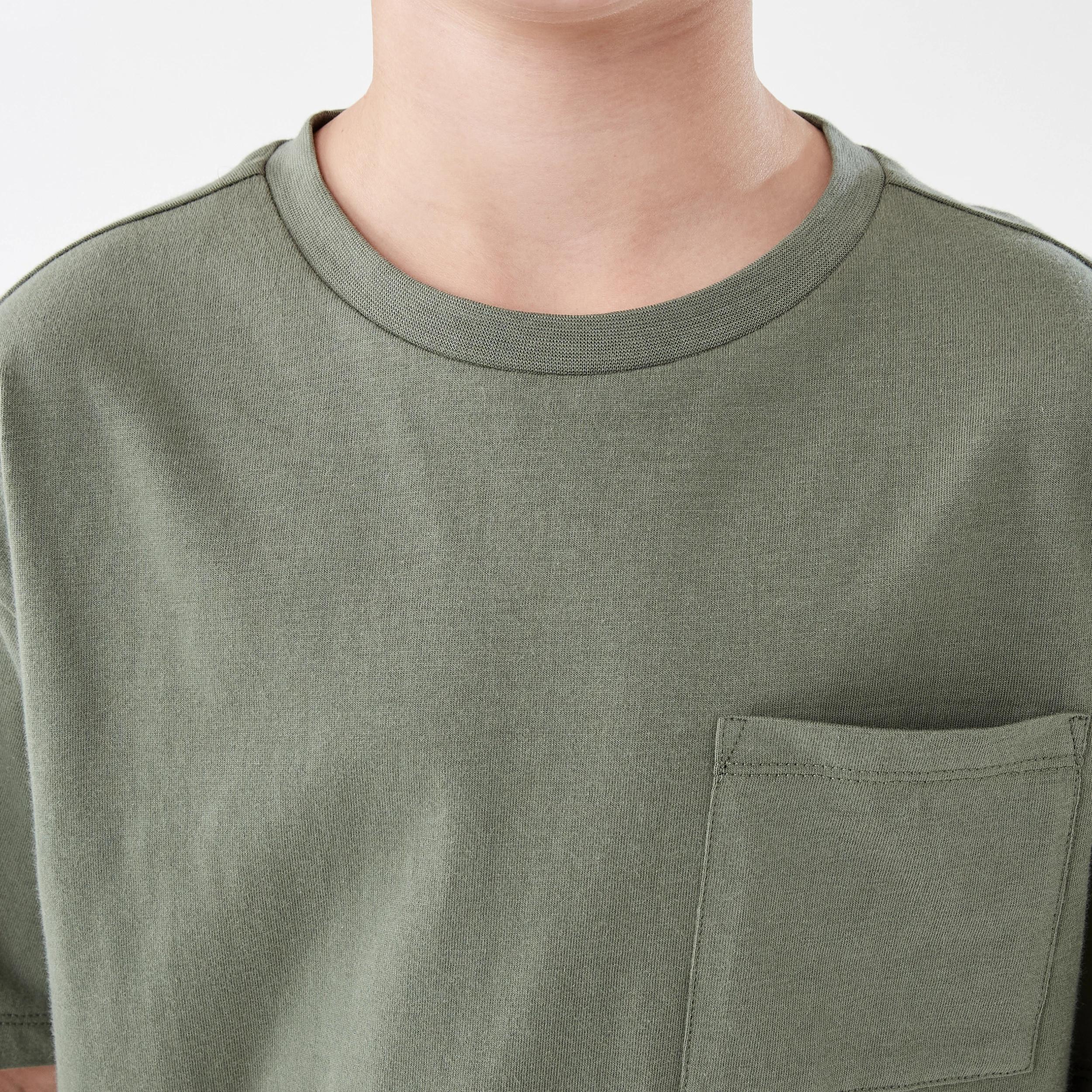 4 Short Sleeve Knit Woven Pyjama Set GREEN CHECK, 4 of 7
