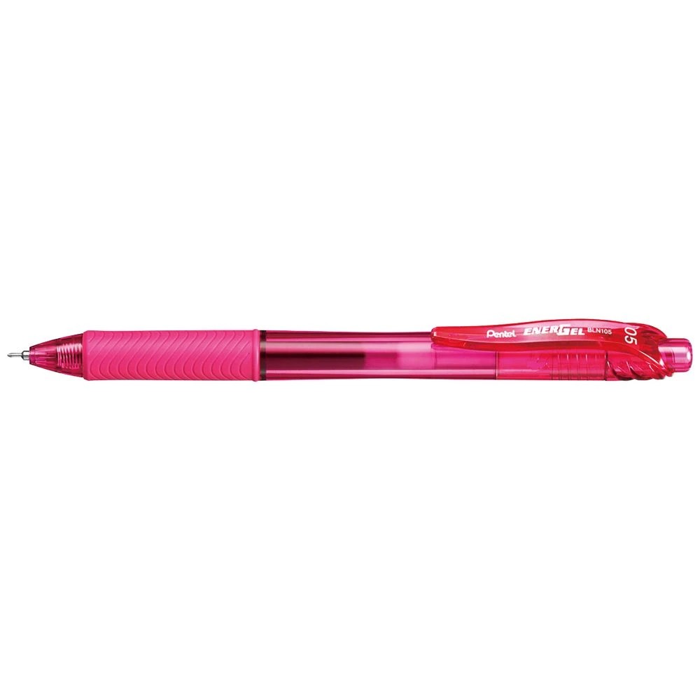 1 Pentel Energel X BLN105 Gel Pen 0.5mm Pink, 1 of 1