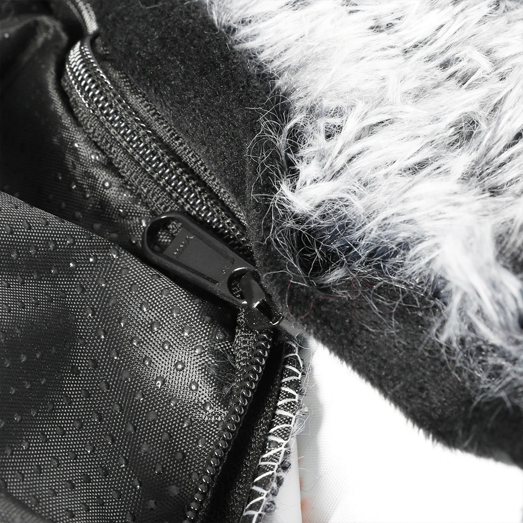 6 Pawz Upgraded 120X120X26Cm Removable Cover Calming Bed In Charcoal Colour, 6 of 9