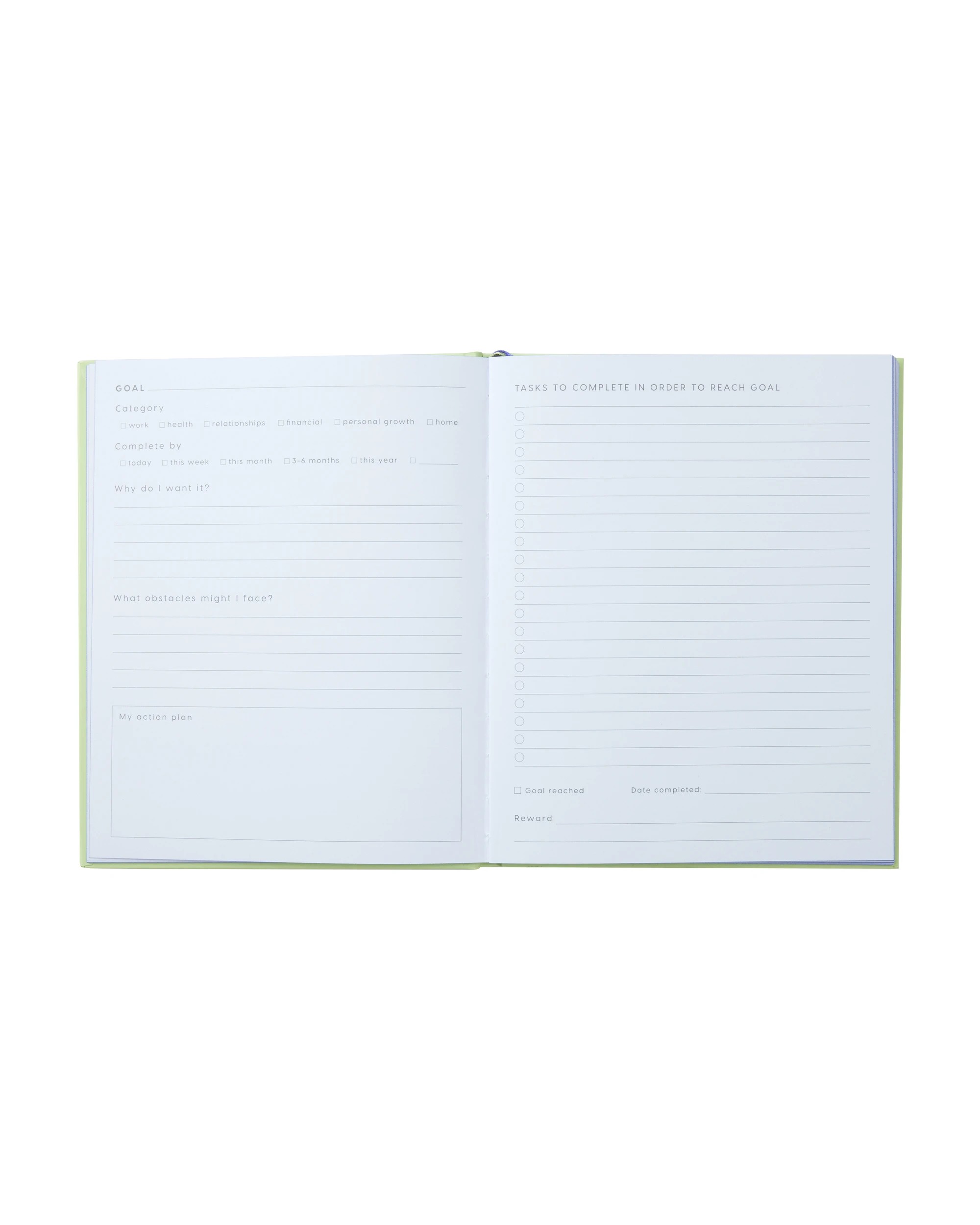 2 Journal Wellness Goals 100gsm 160 Pages, 2 of 6