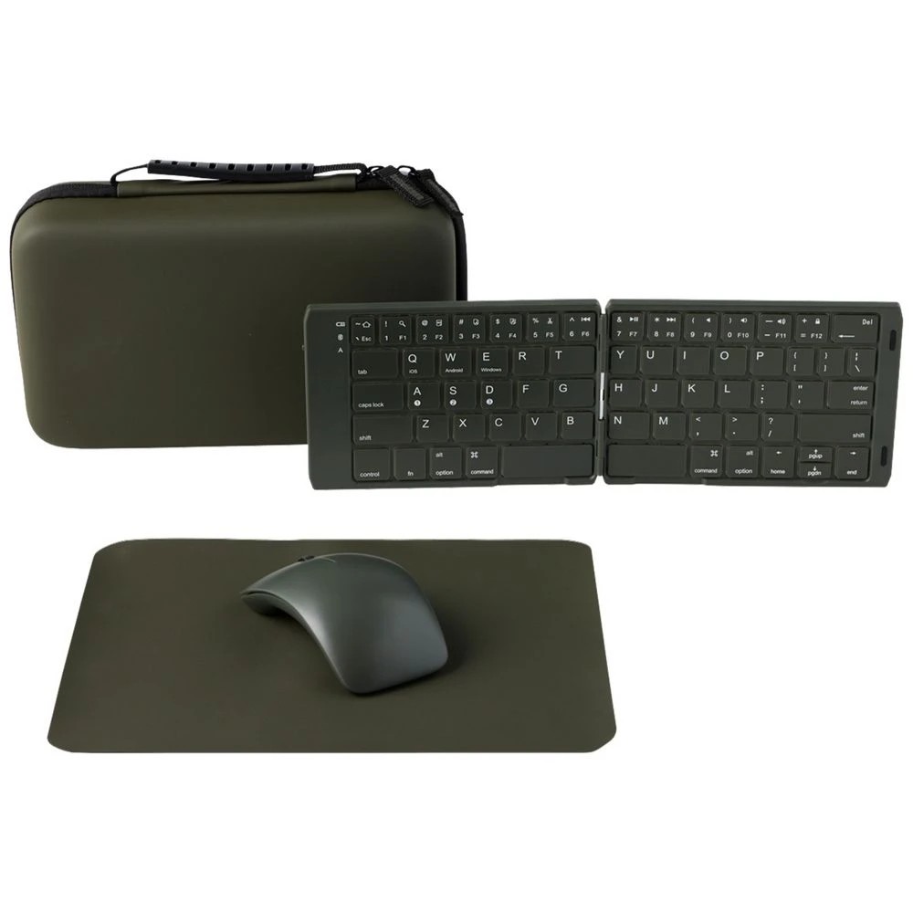 1 Otto On The Go Mouse and Keyboard Travel Pack Green, 1 of 9