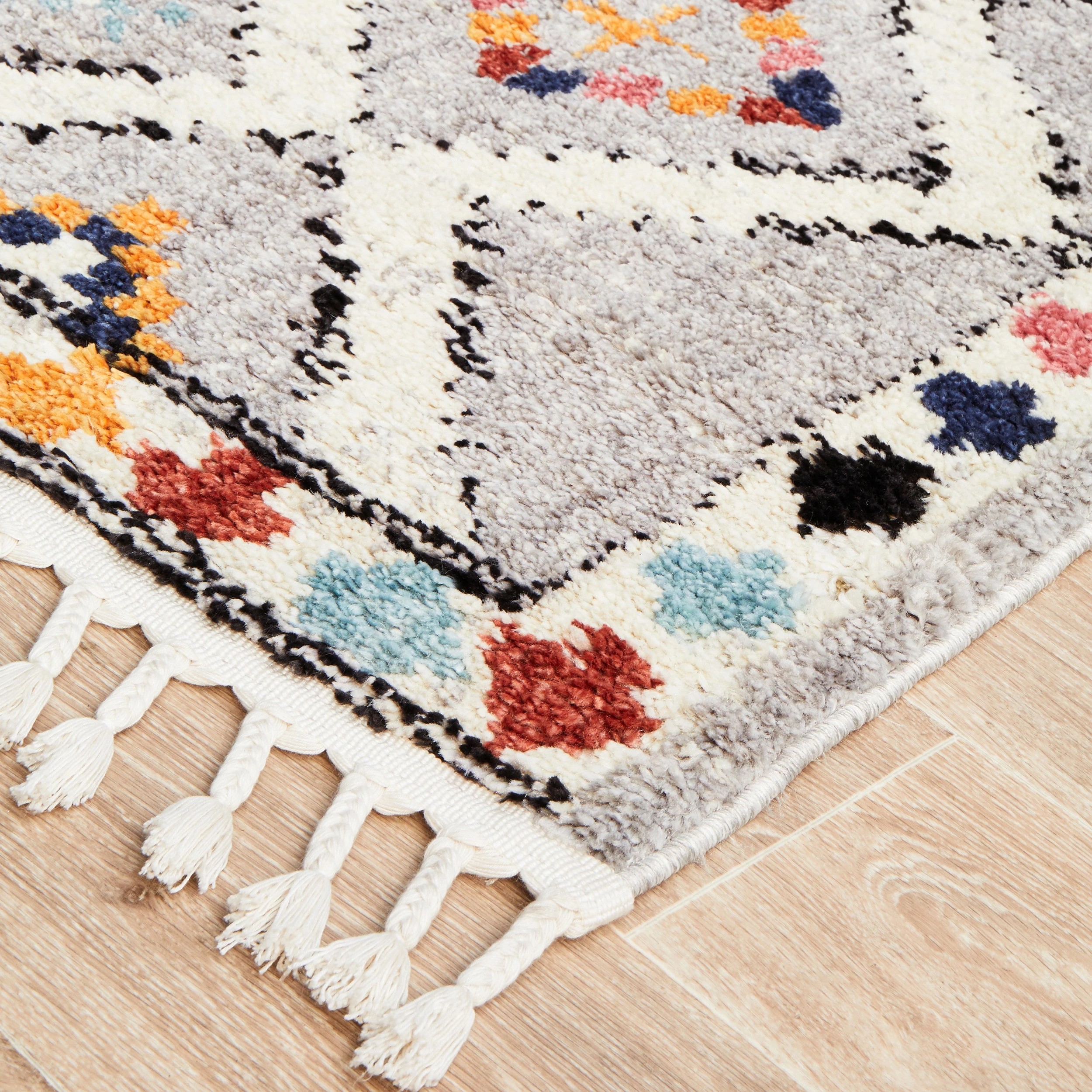 5 Common Ground Rugs Medina 555 400x300cm - Silver, 5 of 9
