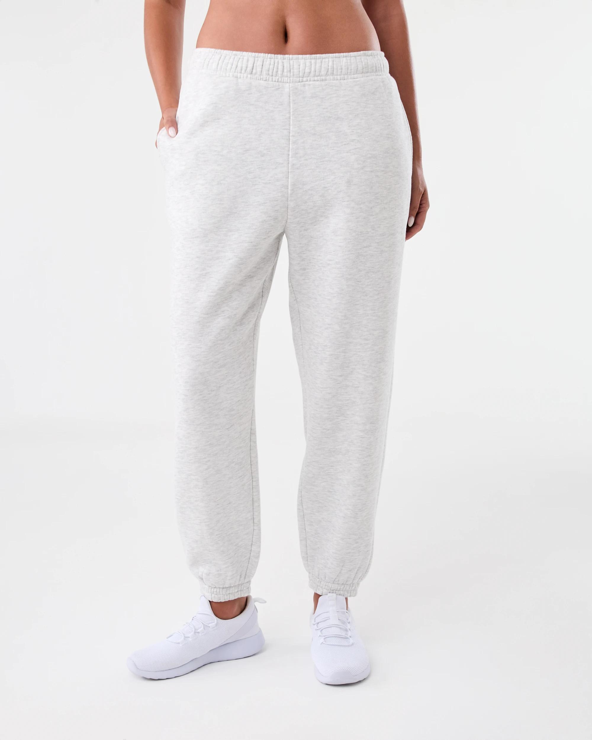 1 Tracksuit Cuff Joggers Wht Marle, 1 of 5