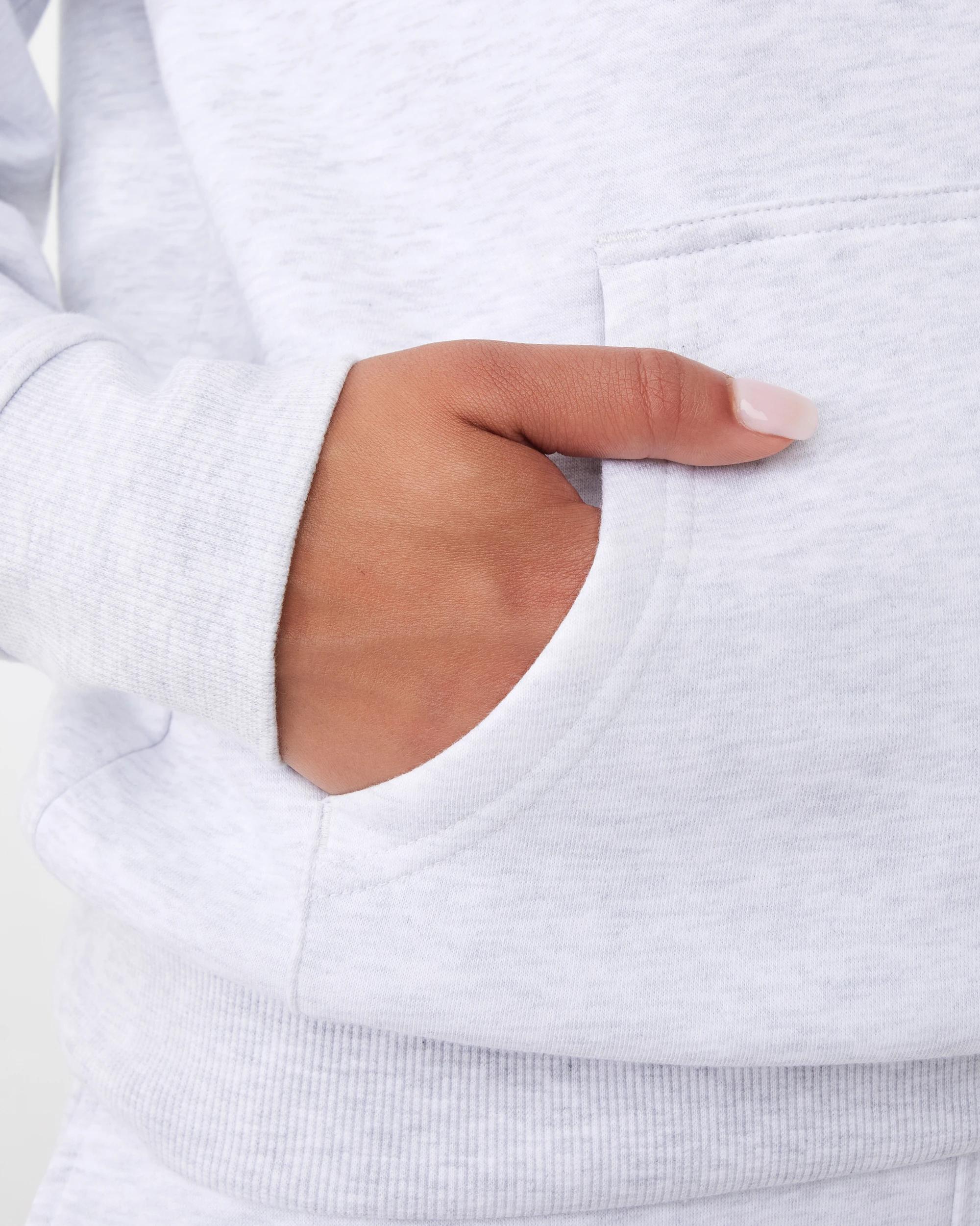 7 Active Womens Essential Oversized Hoodie Heather, 7 of 8