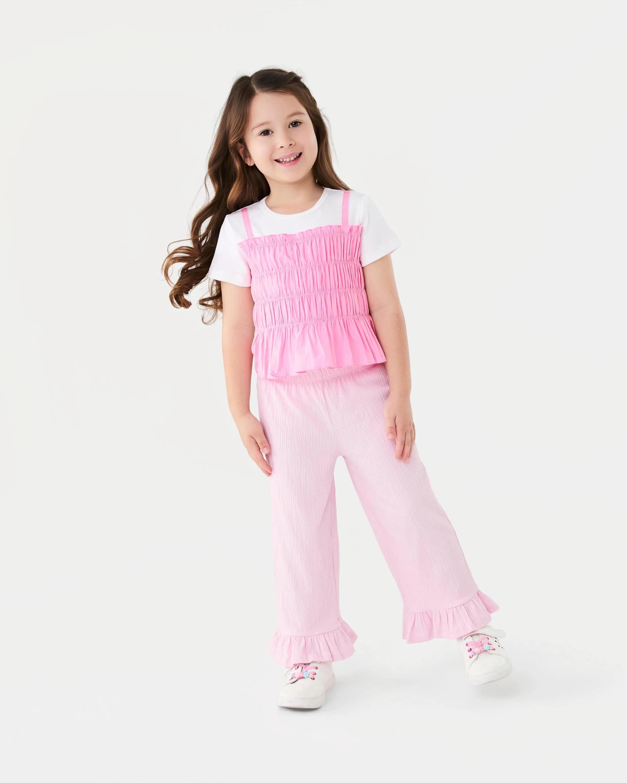5 2-in-1 Short Sleeve T-shirt Pris Pink, 5 of 6