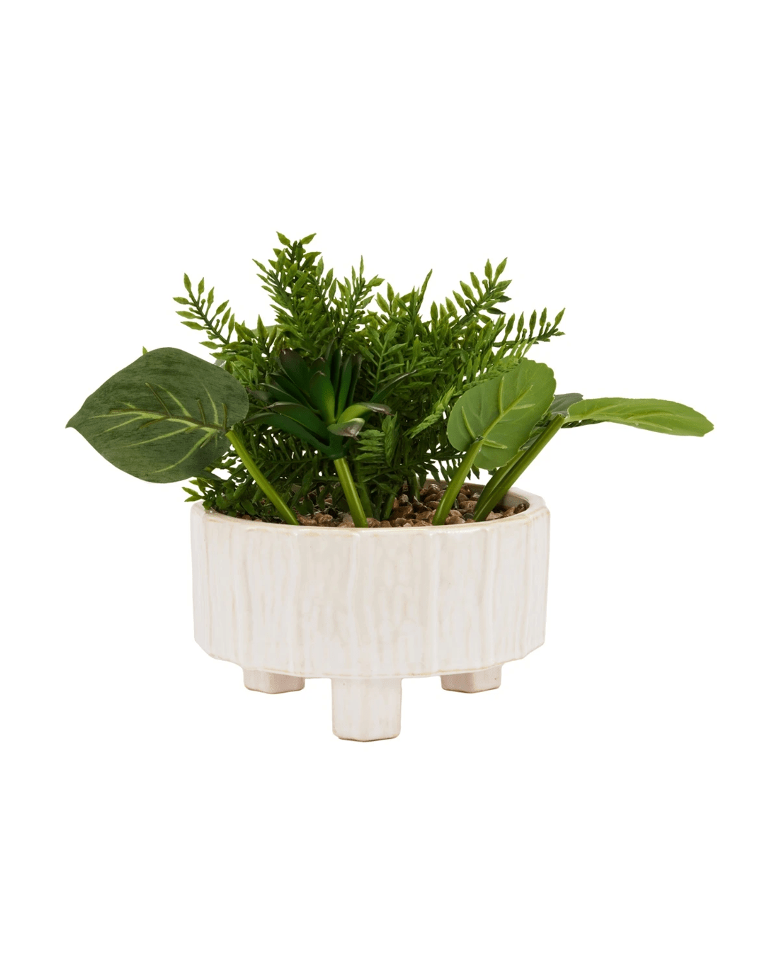 4 Artificial Mixed Foliage in Pot, 4 of 10
