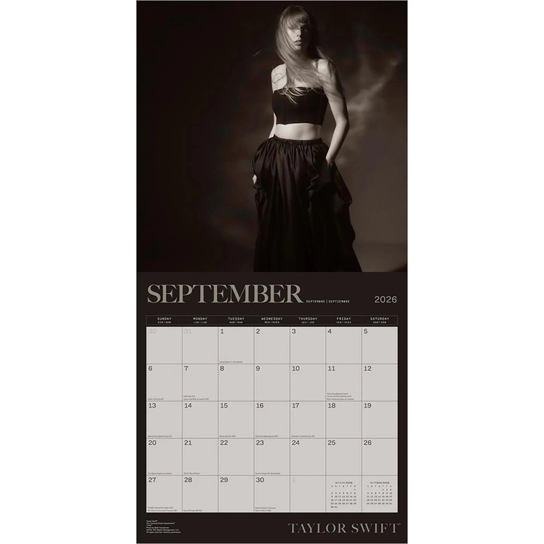 4 Taylor Swift 2026 Official 16-Month Calendar, 4 of 4