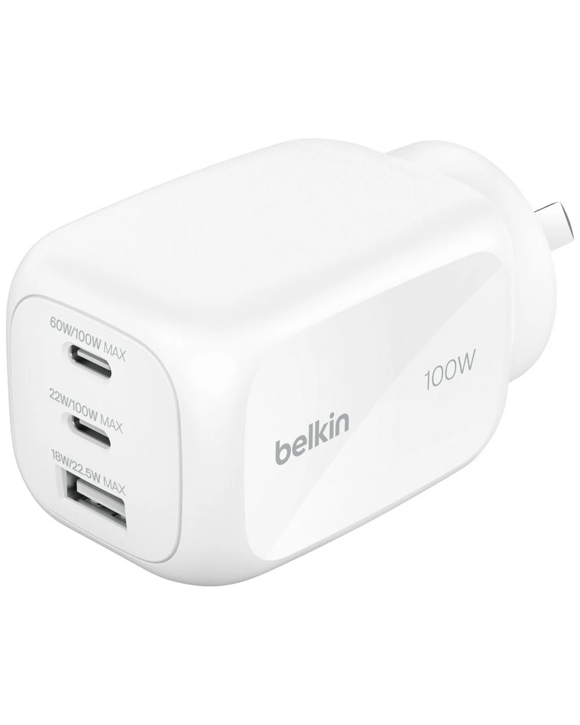 Belkin BoostCharge 3 Port 100W GaN Charger