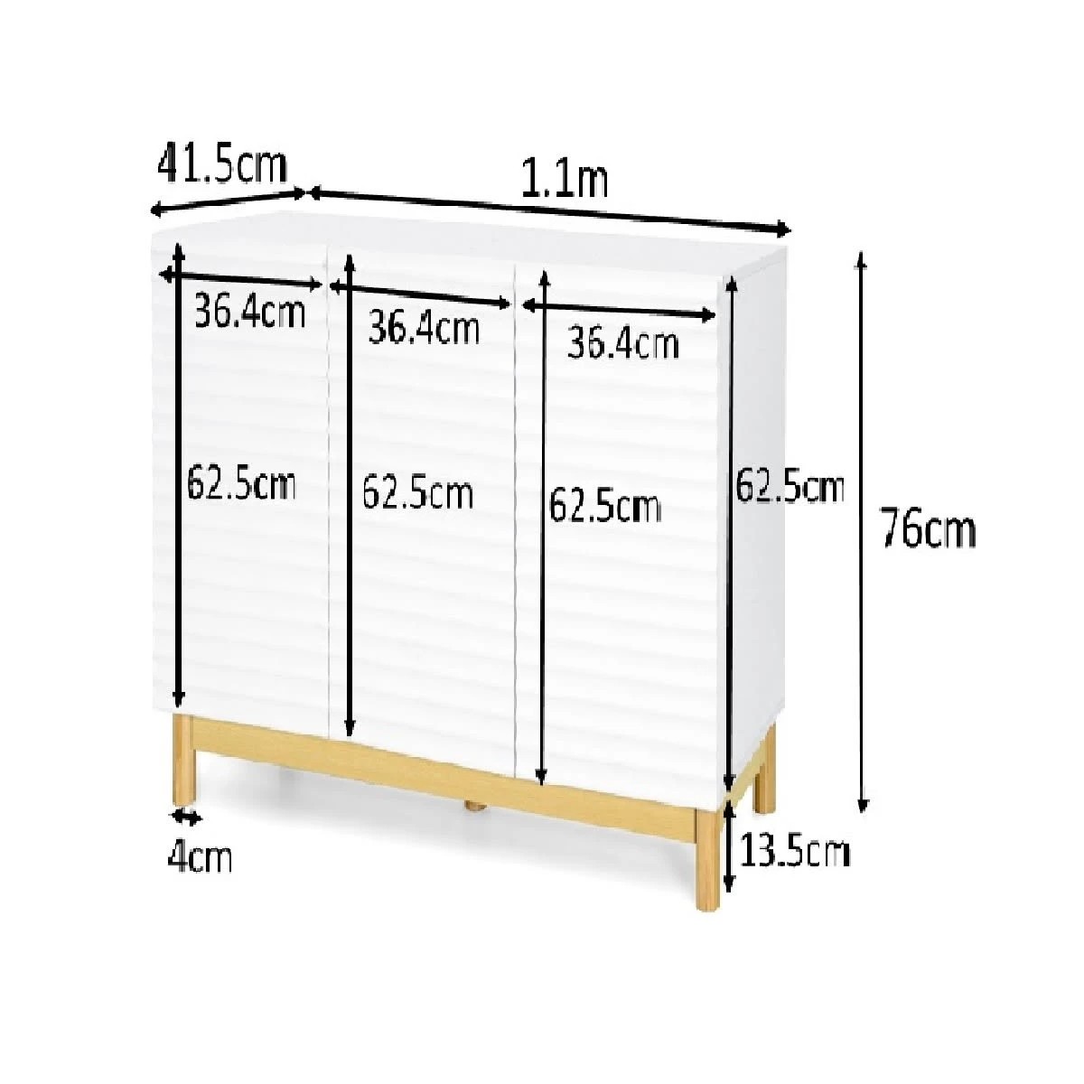 10 Karla Sideboard with Adjustable Shelves, 10 of 10