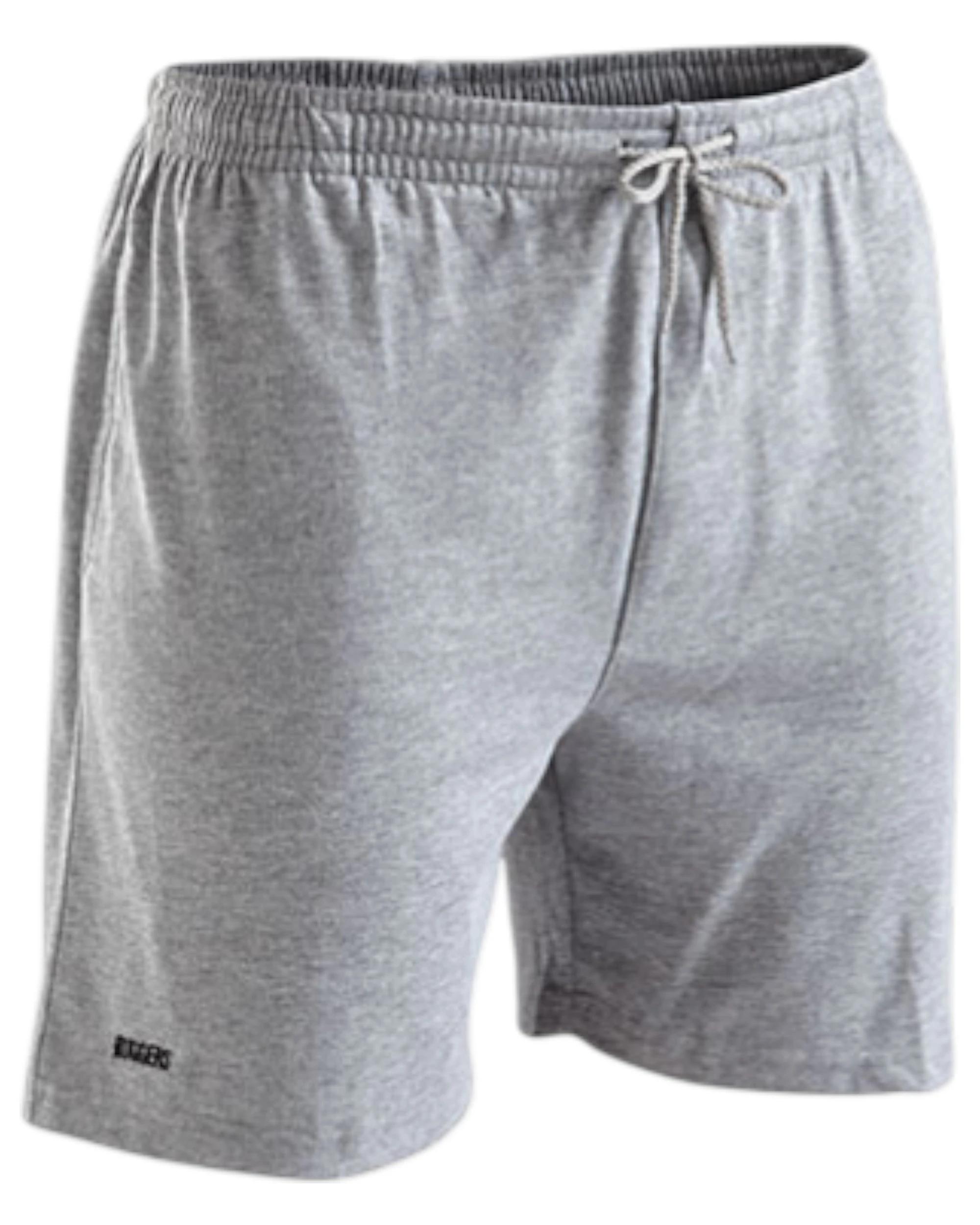 1 KingGee Mens Ruggers Active Poly Cotton Jersey Sweat Short Grey GREY, 1 of 4