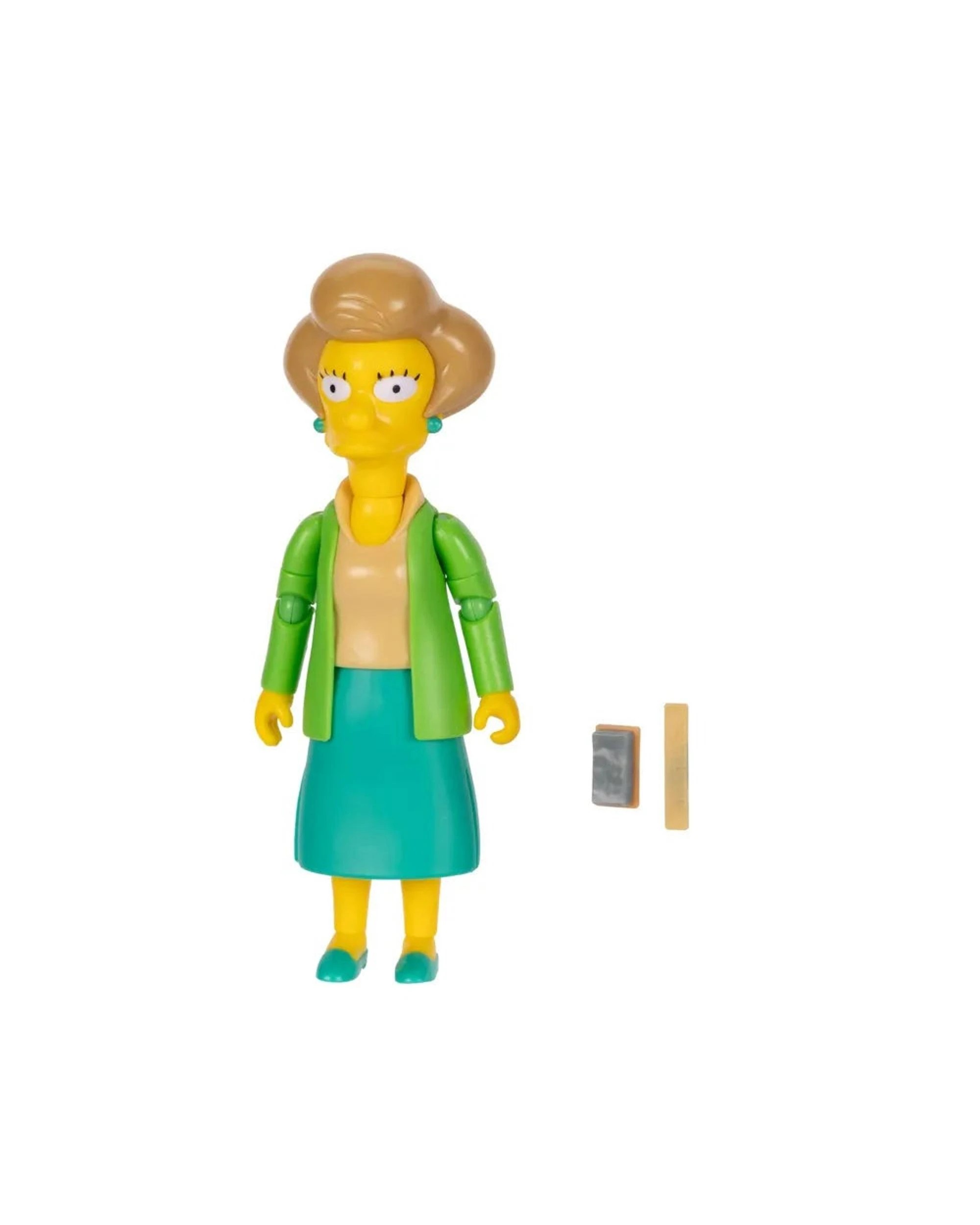 4 The Simpsons Wave 5 Edna Krabappel 5 inch Scale Figure, 4 of 7