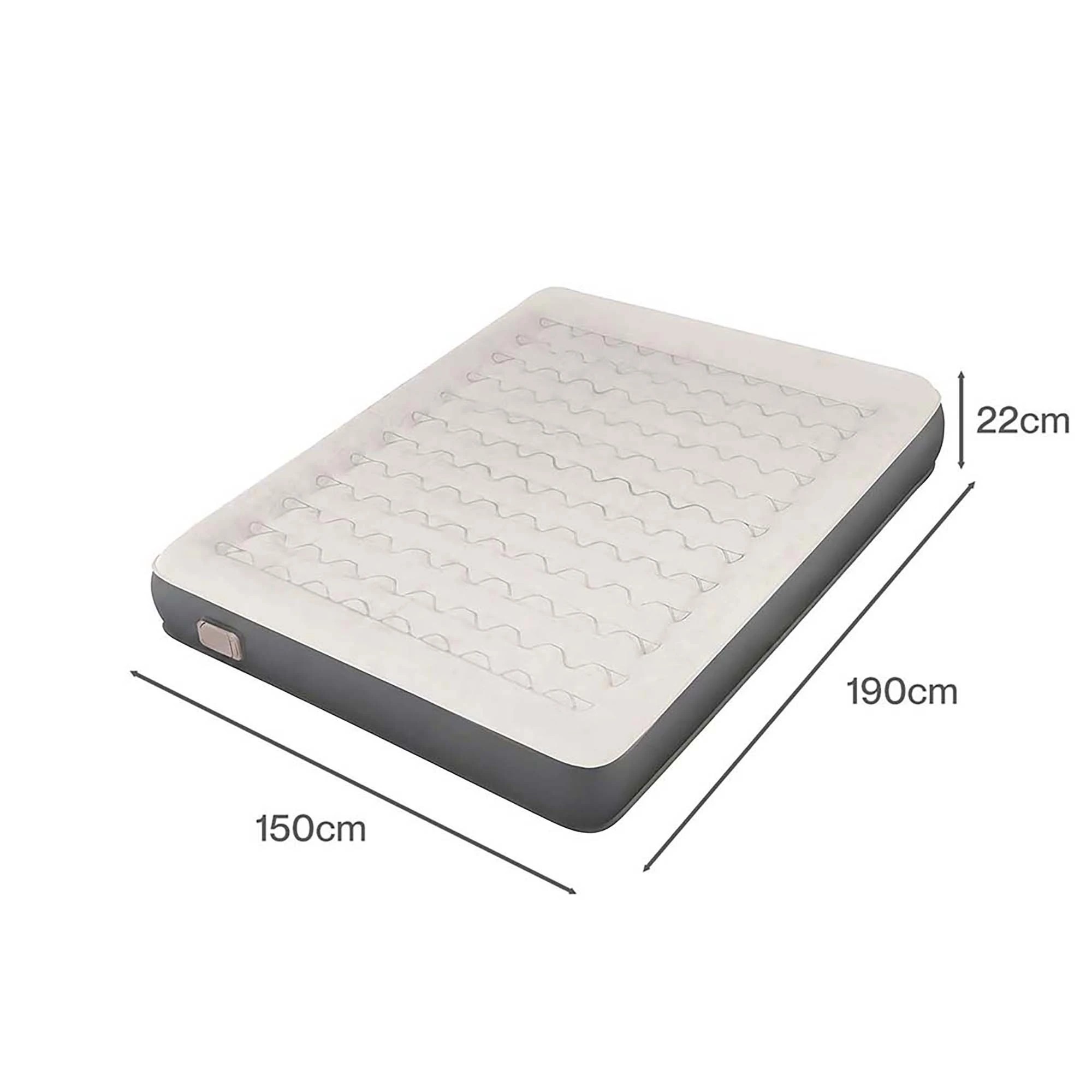 DreamZ Inflatable Mattress TPU Air Bed with Pillow Pump Camping Double ...