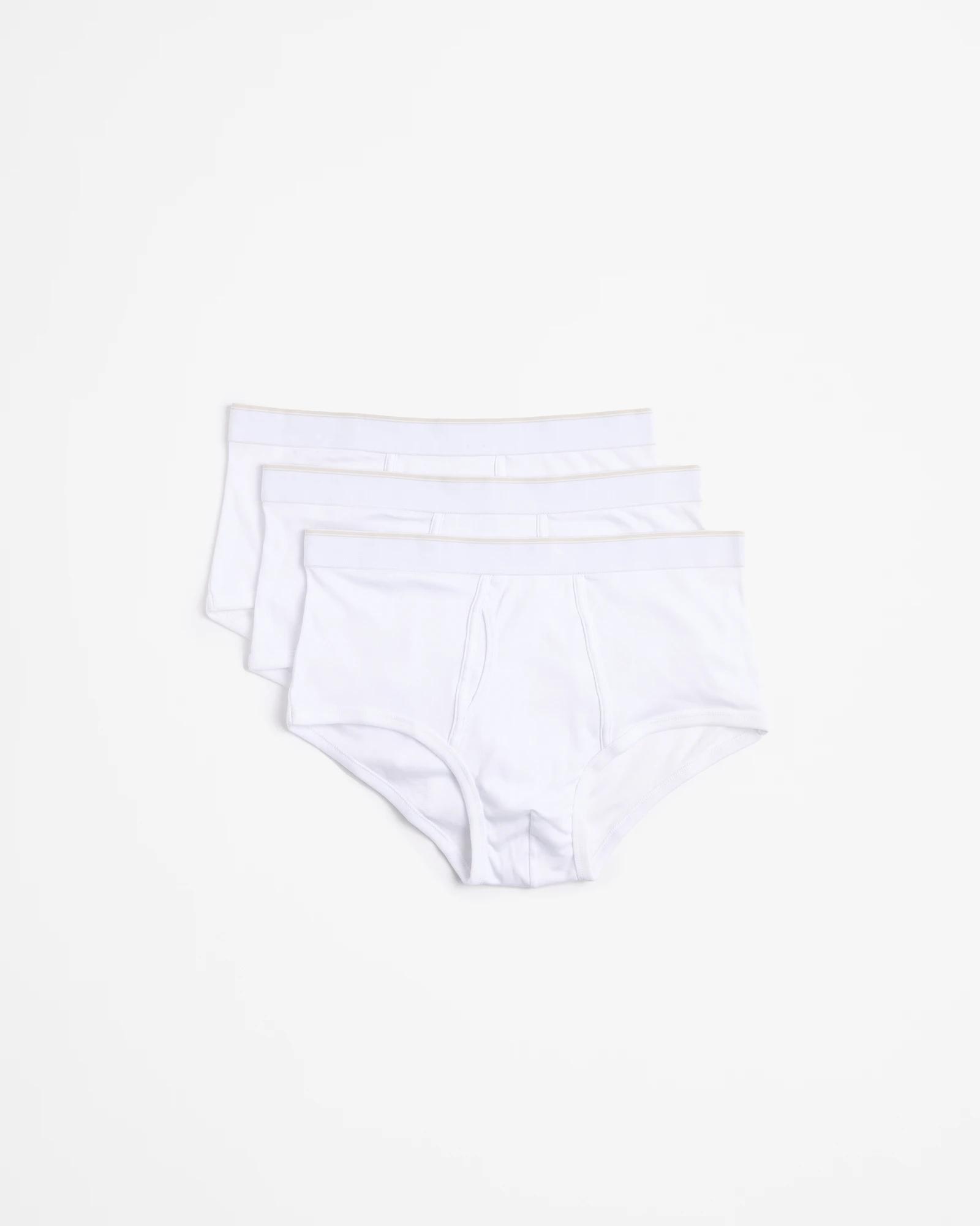 1 Australian Cotton Blend 3 Pack Classic Briefs - Maxx WHITE, 1 of 4