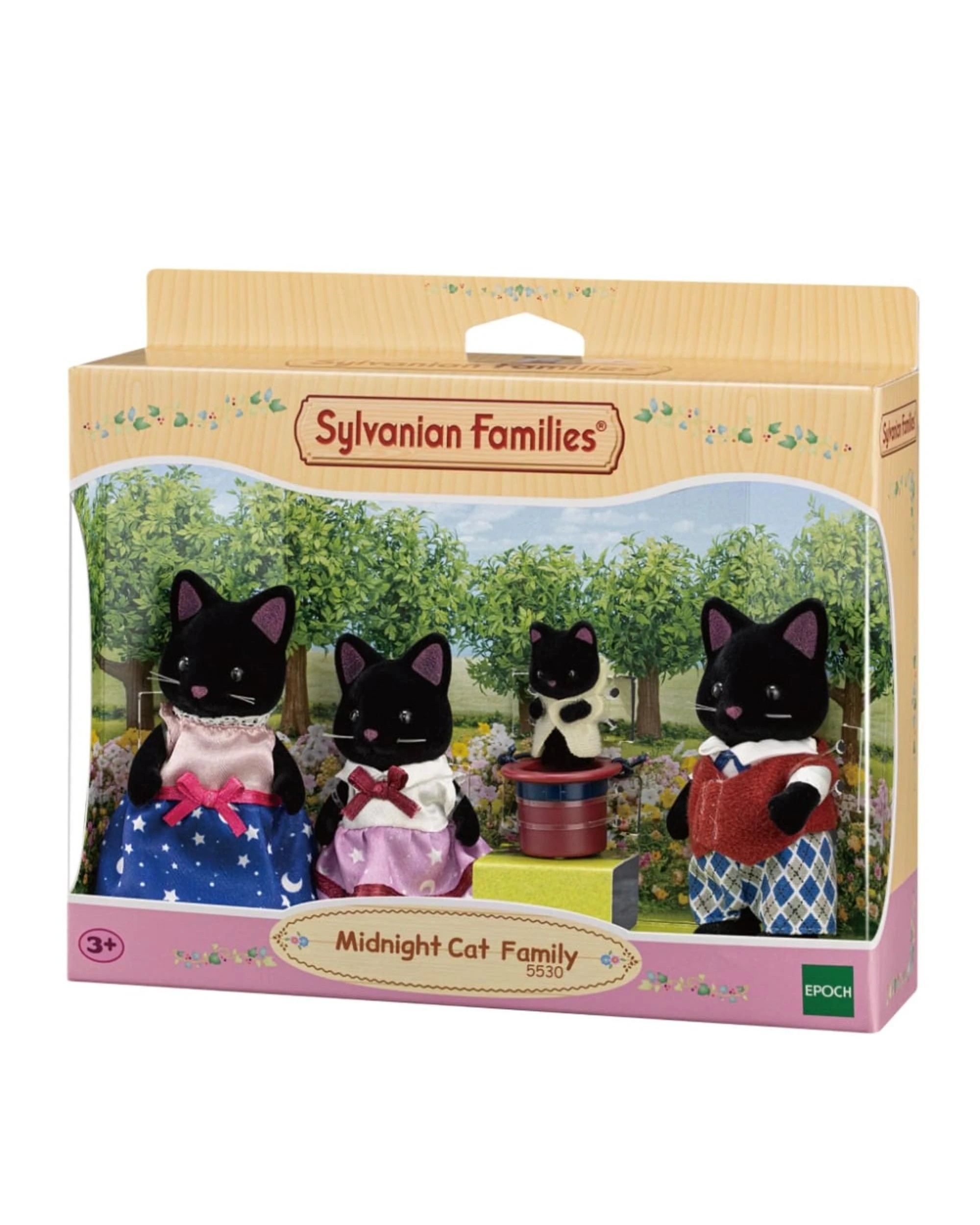1 Sylvanian Families Midnight Cat Family, 1 of 1