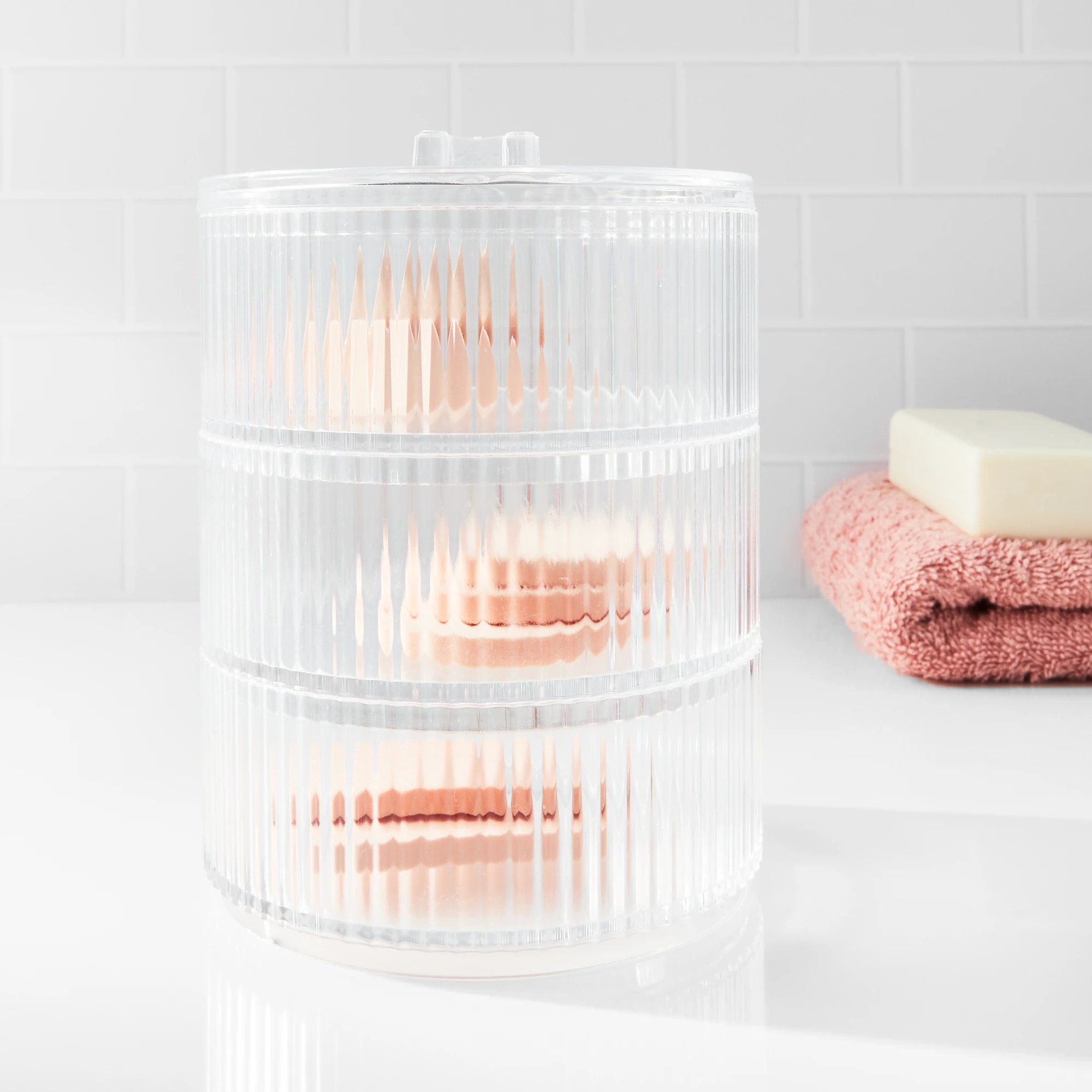 1 Set of 3 Clear Linear Round Organisers, 1 of 10