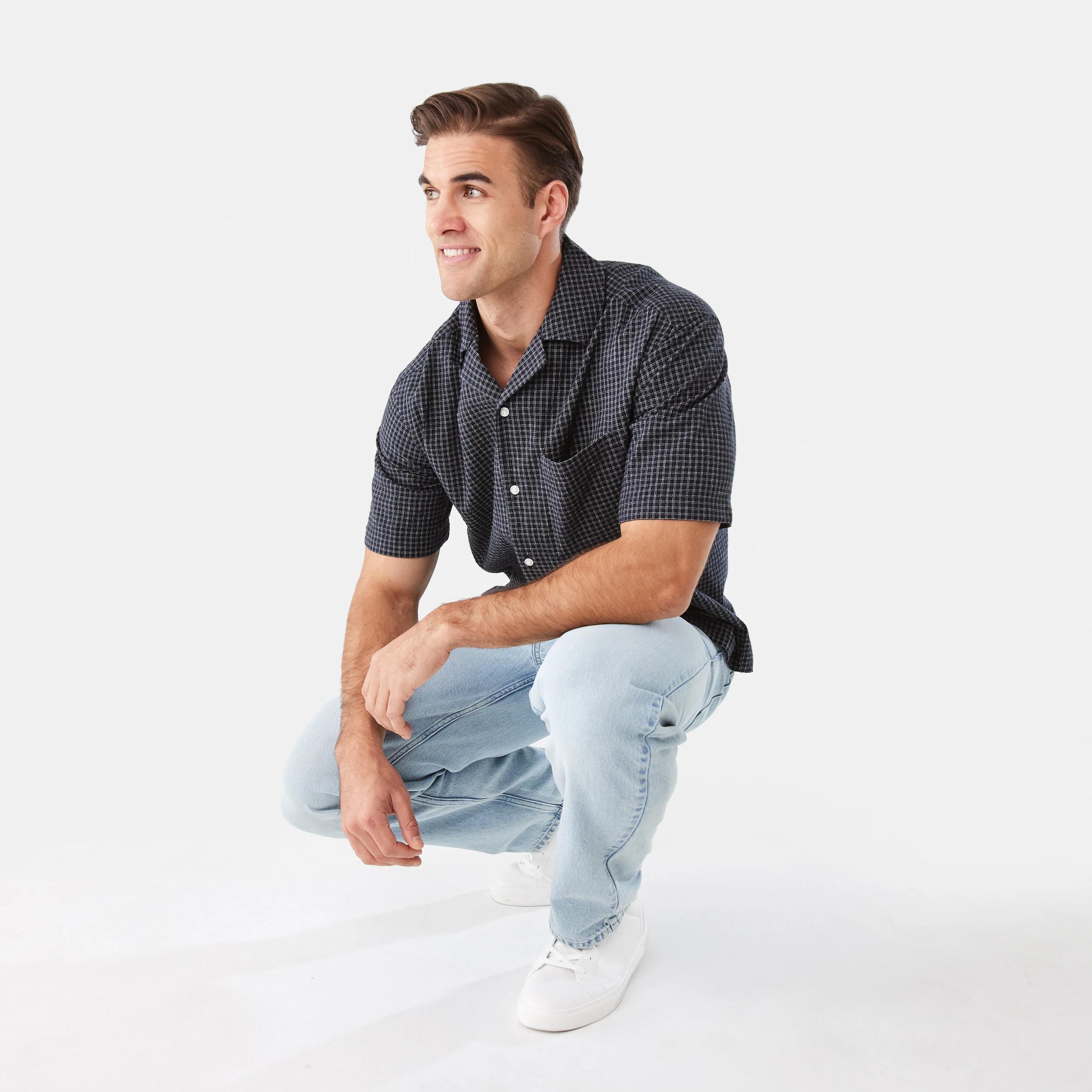 8 Boxy Check Shirt Sky Cptn, 8 of 10