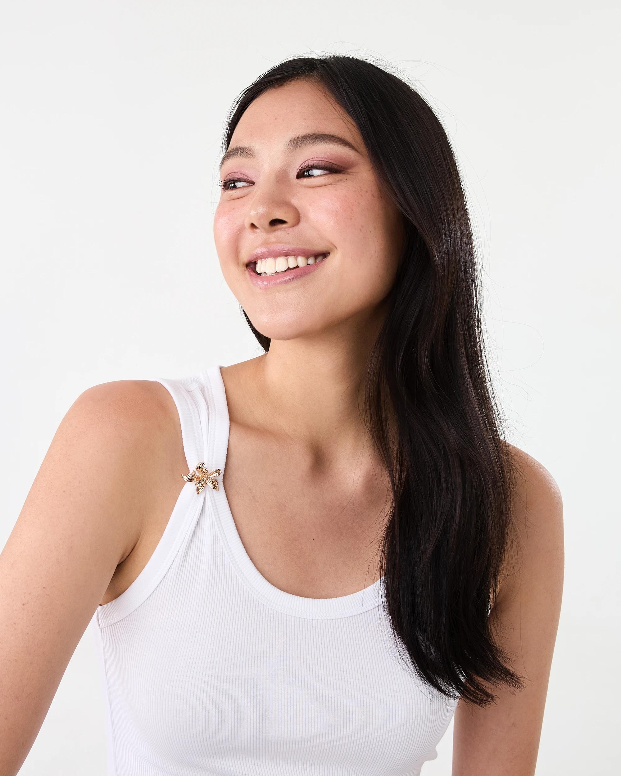 3 3 Pack Flower Brooch - Gold Tone Gold, 3 of 4