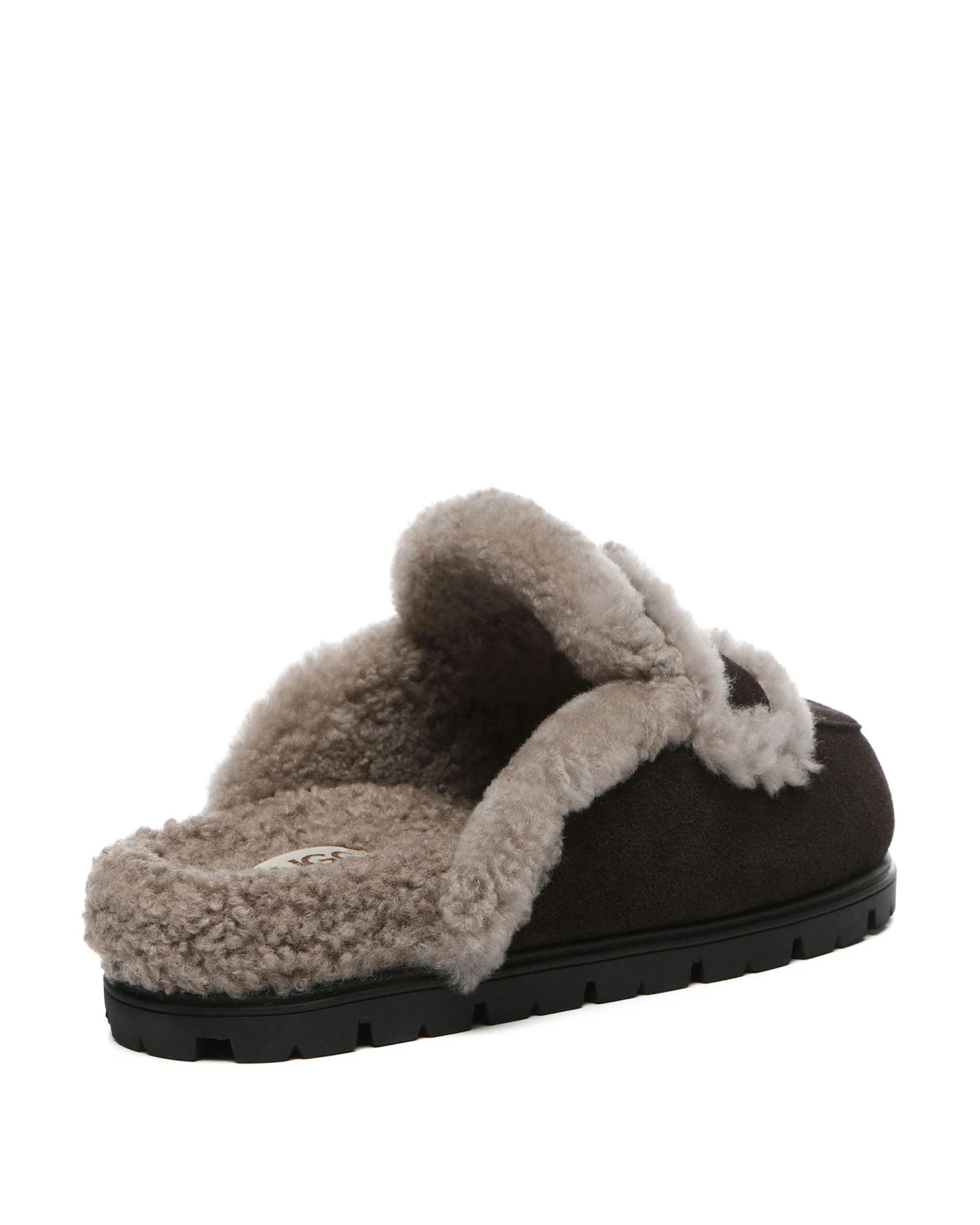 3 Australian Shepherd UGG Womens Remi Slippers CHOCOLATE, 3 of 5
