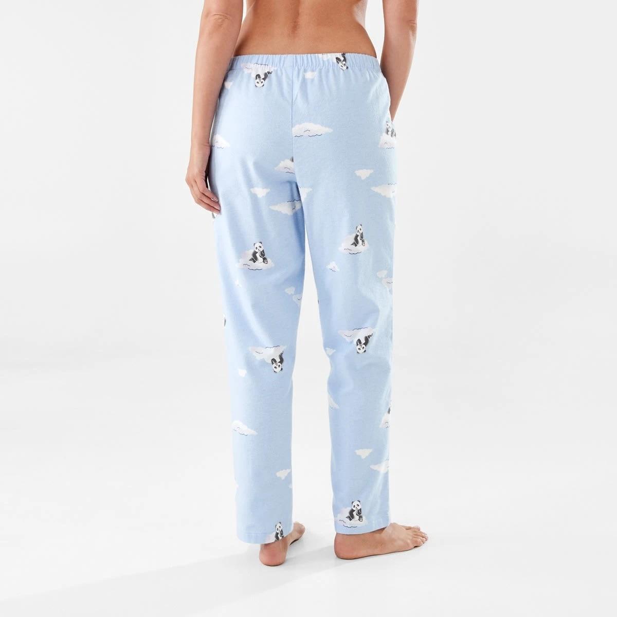 3 Printed Flannel Pants Panda, 3 of 5