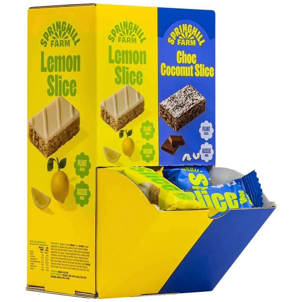 2 Springhill Farm SLICE Lemon & Choc Coconut 14 Pack, 2 of 3