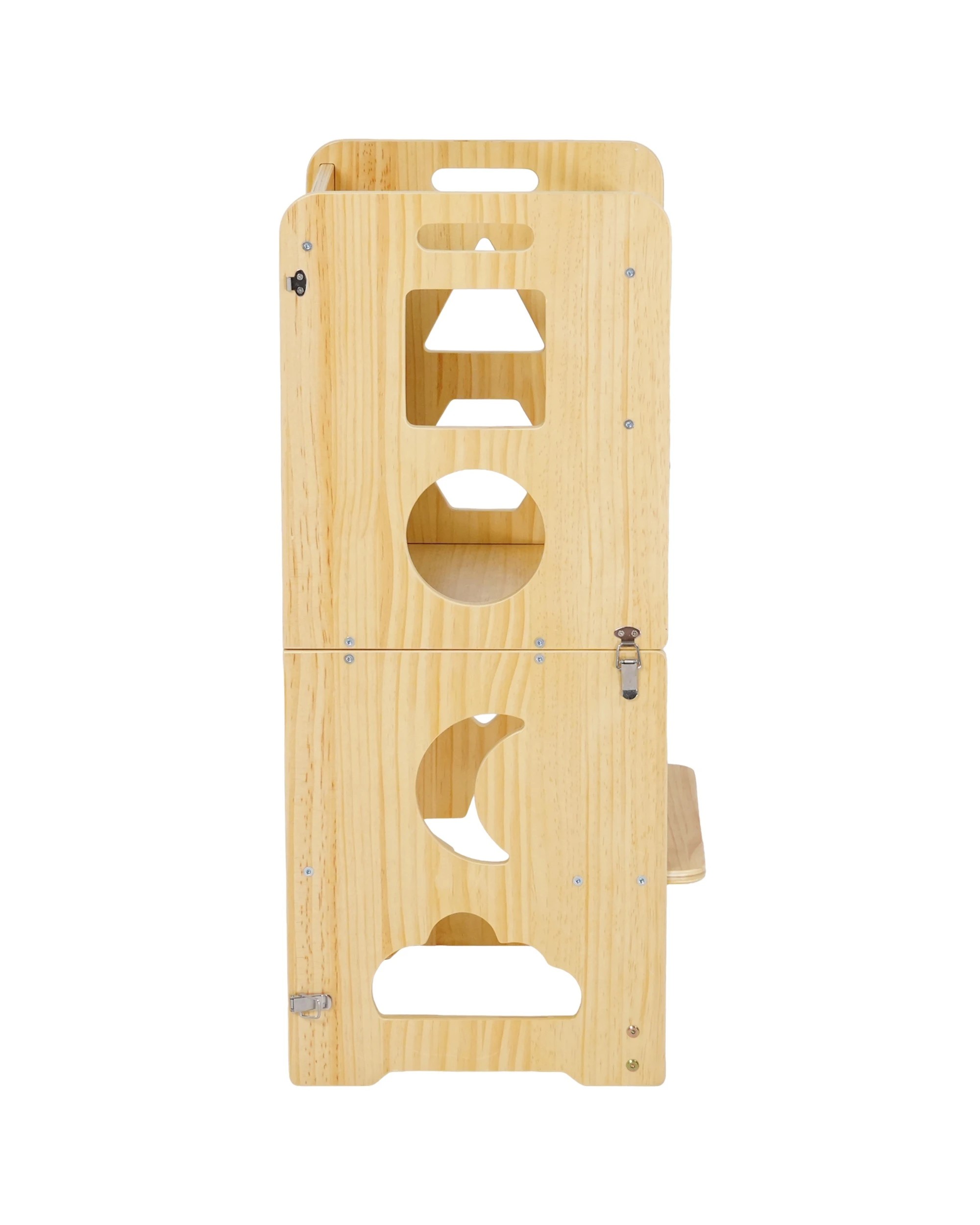 10 Advwin 3-in-1 Toddler Kitchen Step Stool Foldable Learning Tower Wooden, 10 of 10