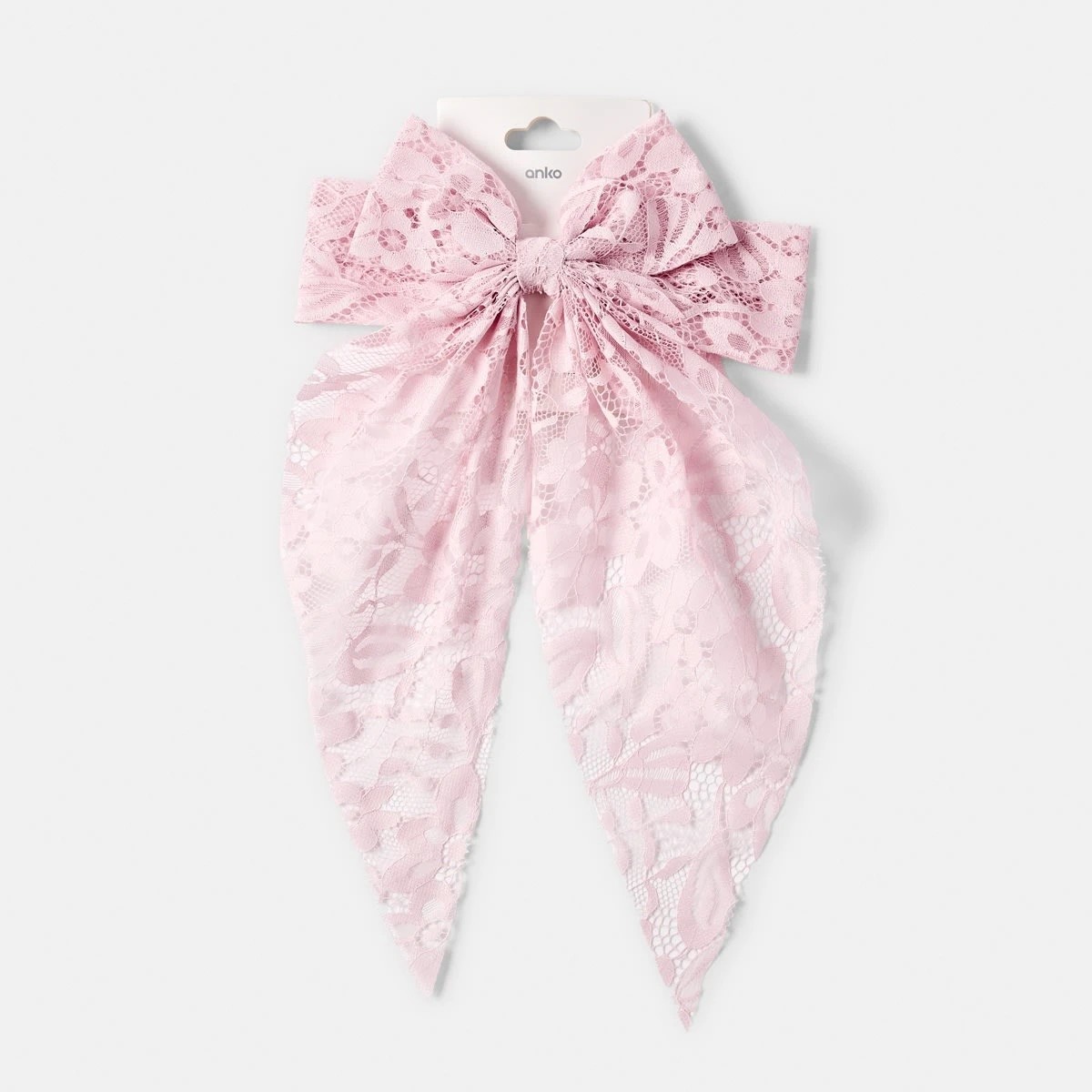 5 Pink Barrette Large Bow Hair Clip, 5 of 5