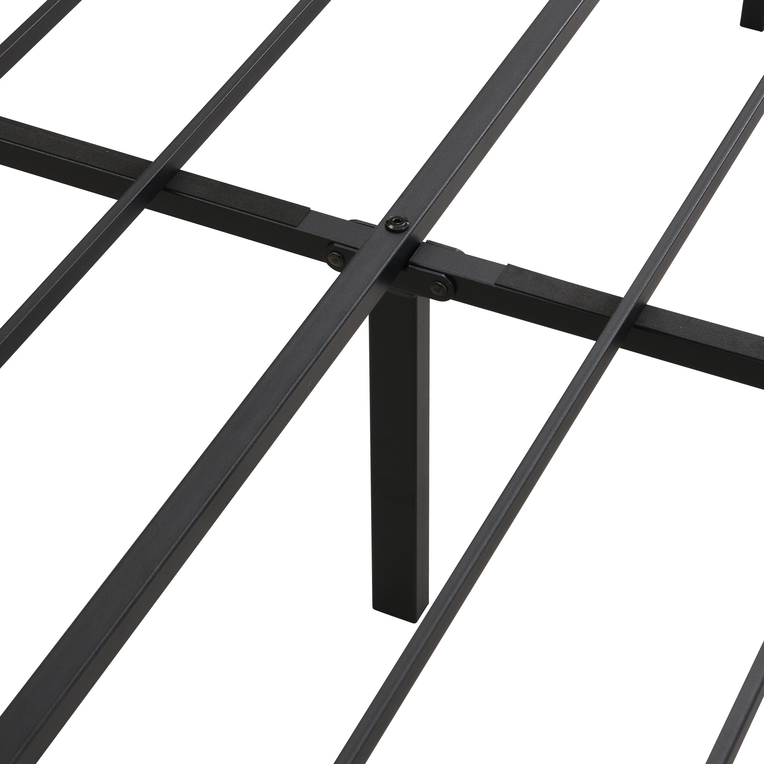 9 IHOMDEC BED03 Double Bed Frame Charging Station - Brown - Brown, 9 of 10