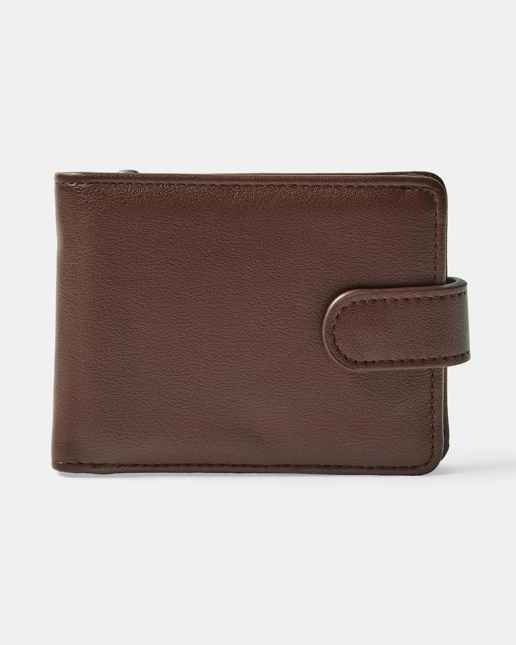 1 Wallet with Tab Brown, 1 of 5