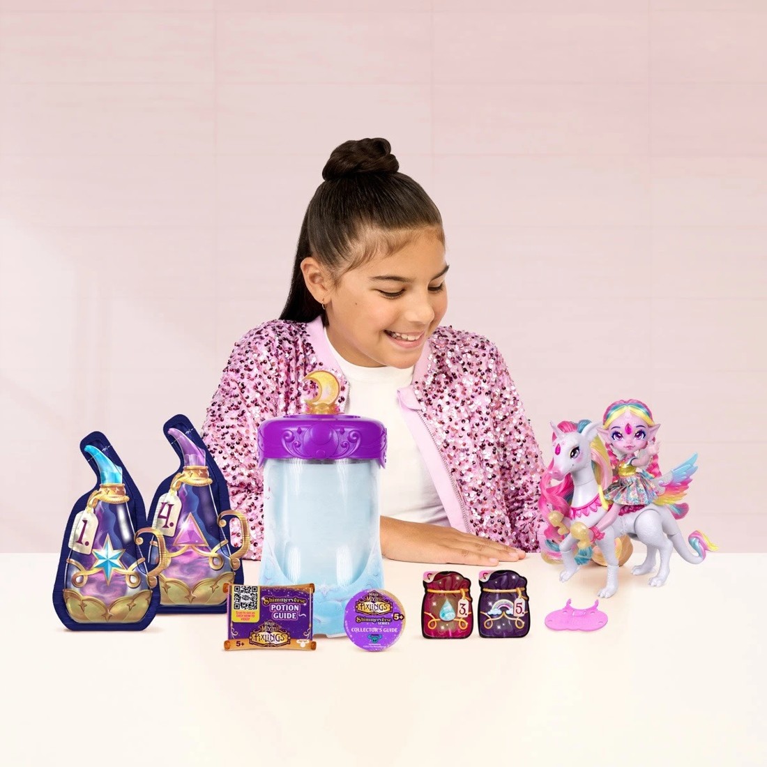 8 Magic Mixies Pixlings and Pegacorn Pack - Unia the Unicorn Pixling and Rainbow Star the Pegacorn Pet, 8 of 10