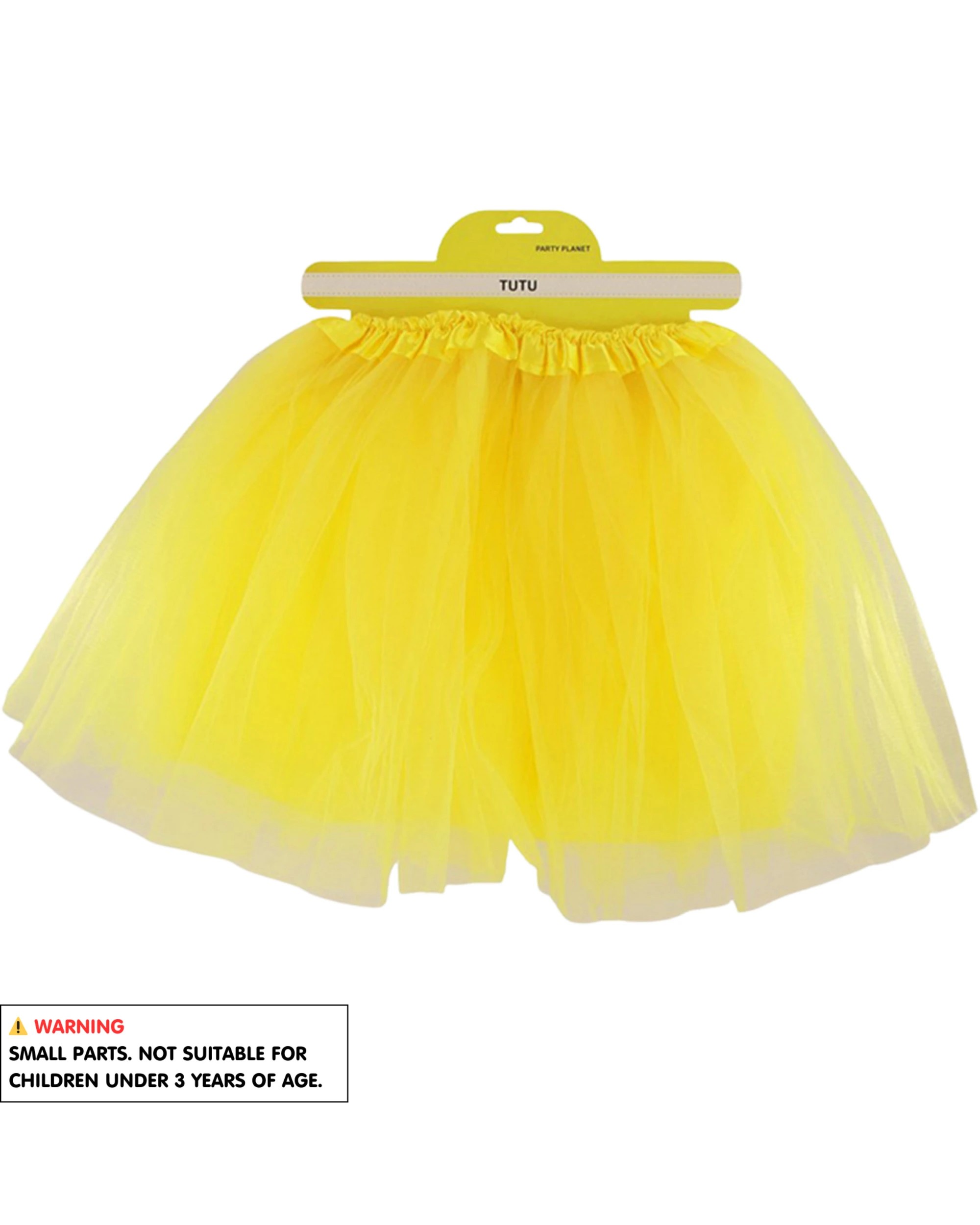 3 Party Planet Adult Tutu - ONE SIZE - Yellow, 3 of 3