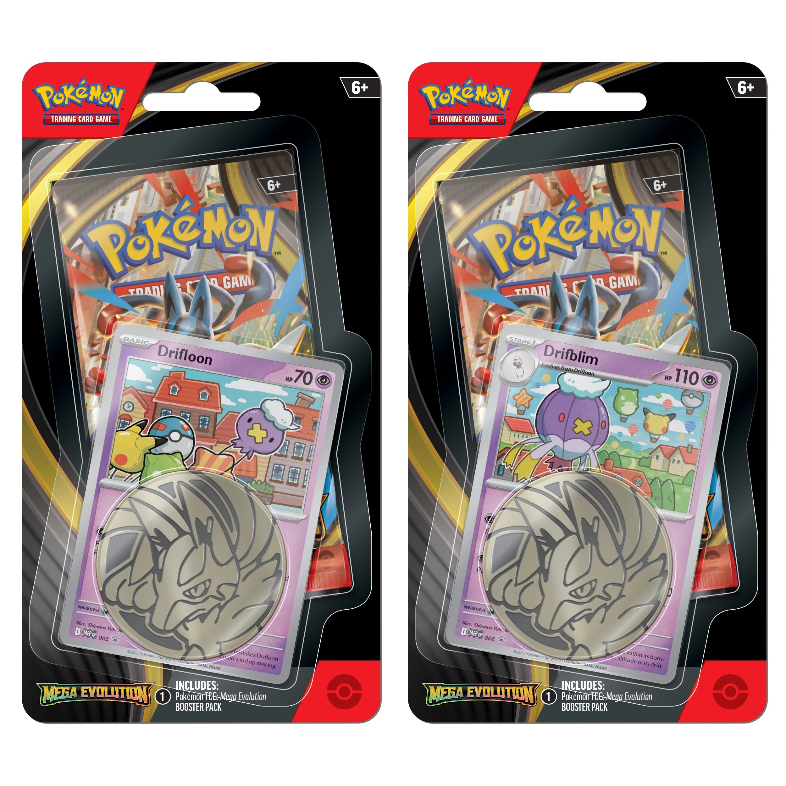 1 Pokemon Trading Card Game: Mega Evolution Pack - Assorted, 1 of 4