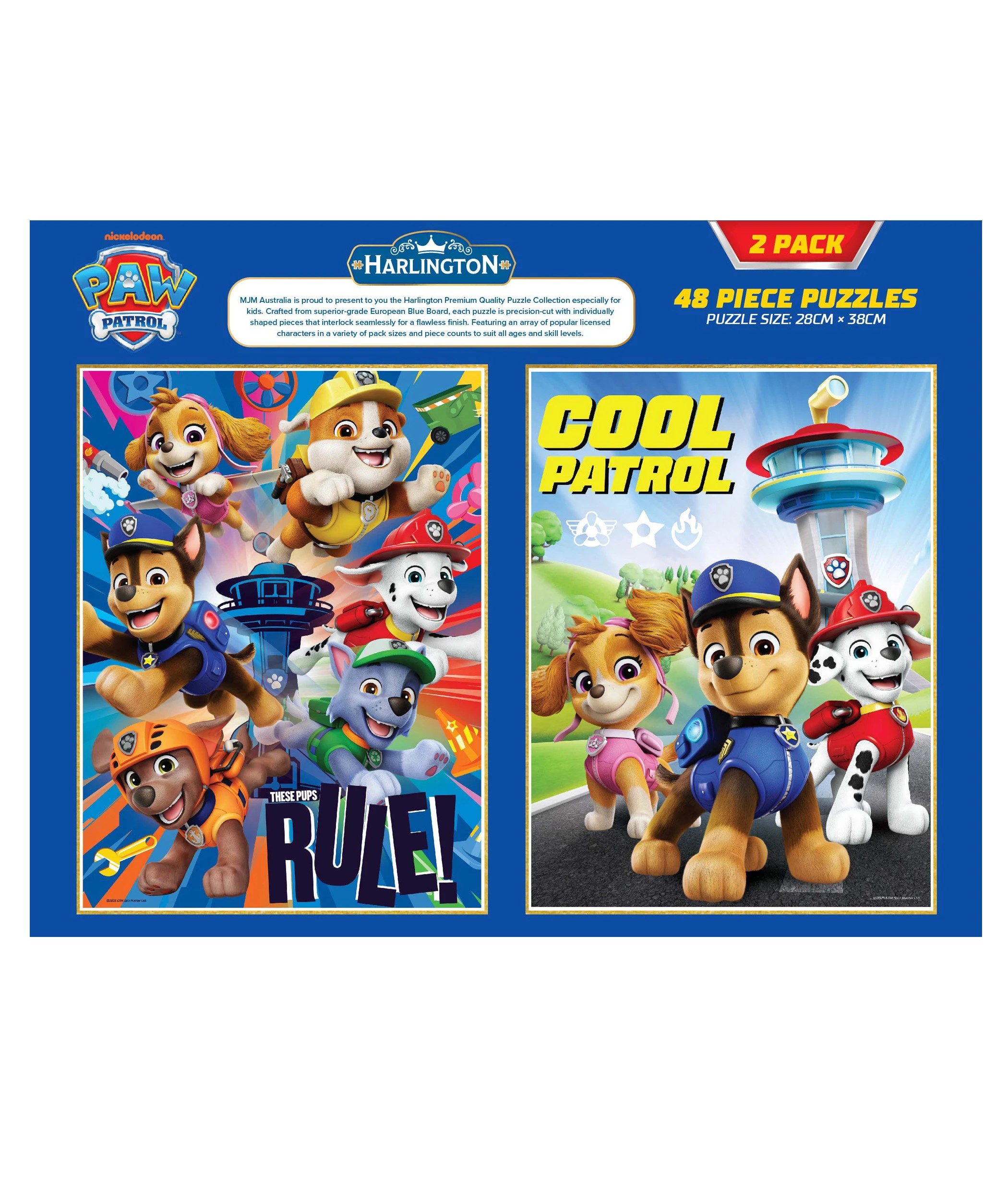 6 Licensed 2 Pack Harlington Kids 48 Pieces Puzzle - Assorted - Multi, 6 of 7